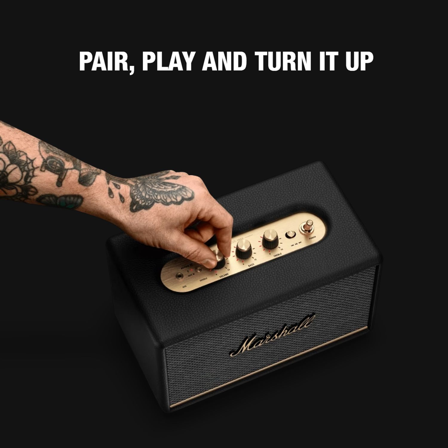 Marshall Acton III 60W Portable Bluetooth Speaker (Signature Sound, Stereo Channel, Brown)_18