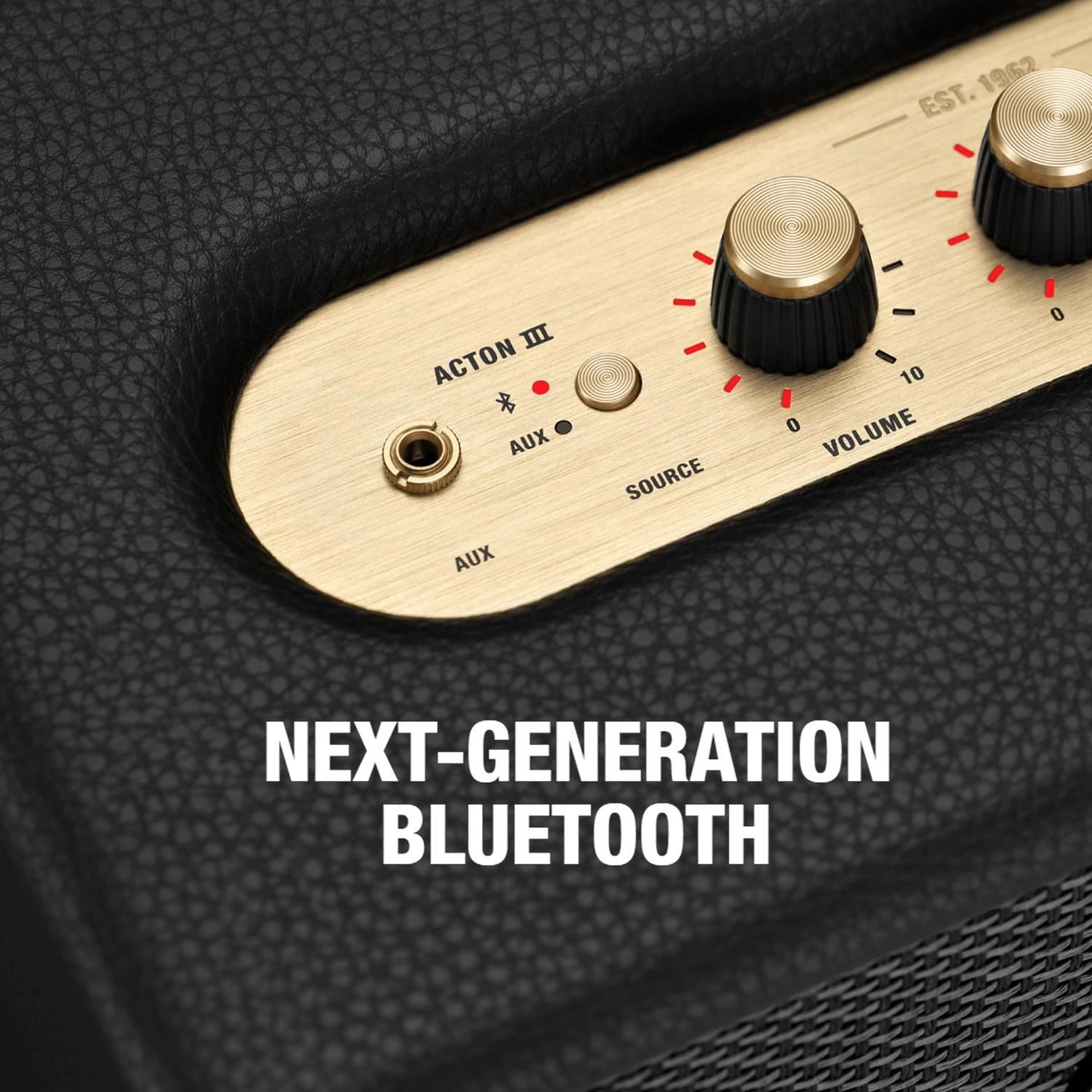 Marshall Acton III 60W Portable Bluetooth Speaker (Signature Sound, Stereo Channel, Brown)_21