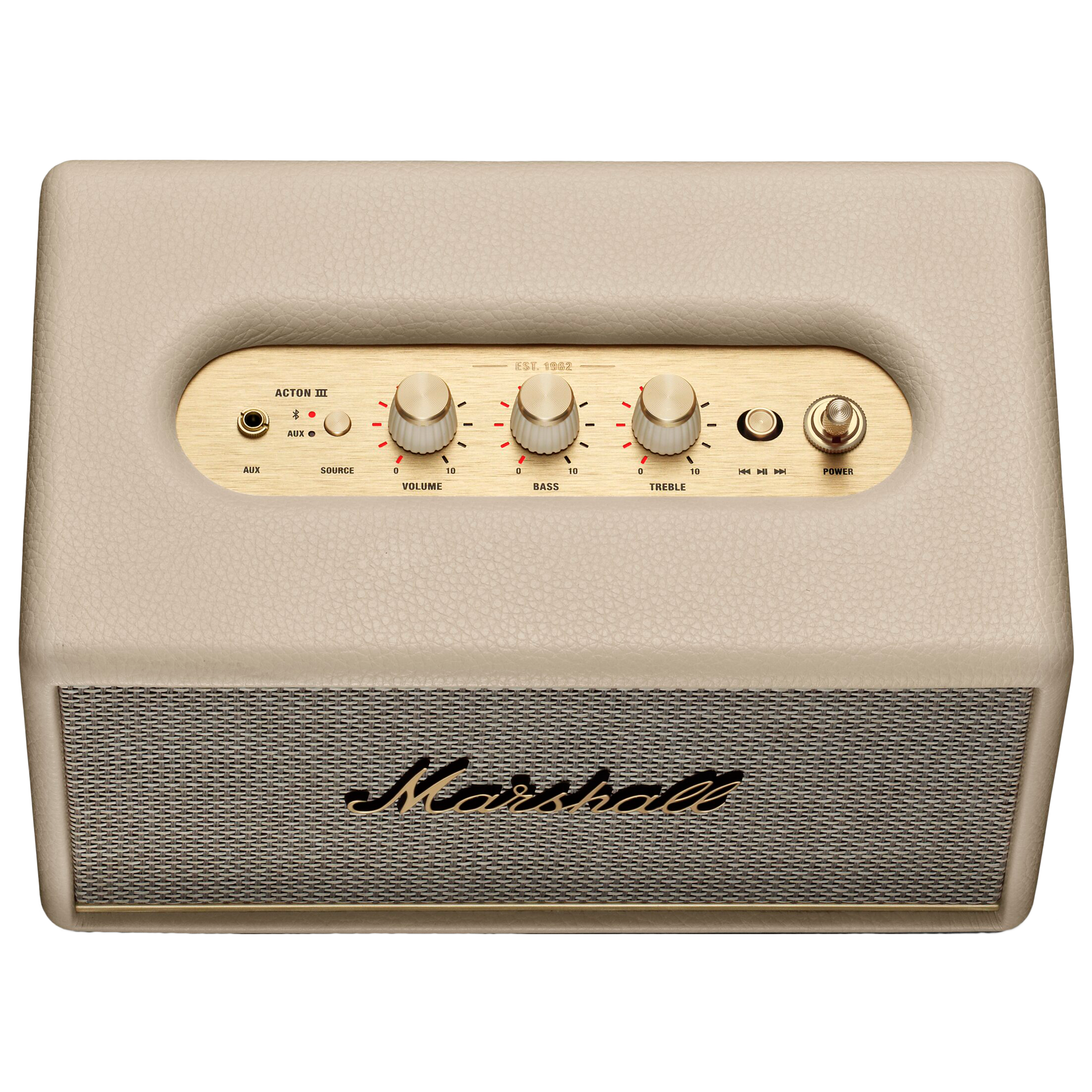 Marshall Acton III 60W Portable Bluetooth Speaker (Bass Reflex, Stereo Channel, Cream)_3