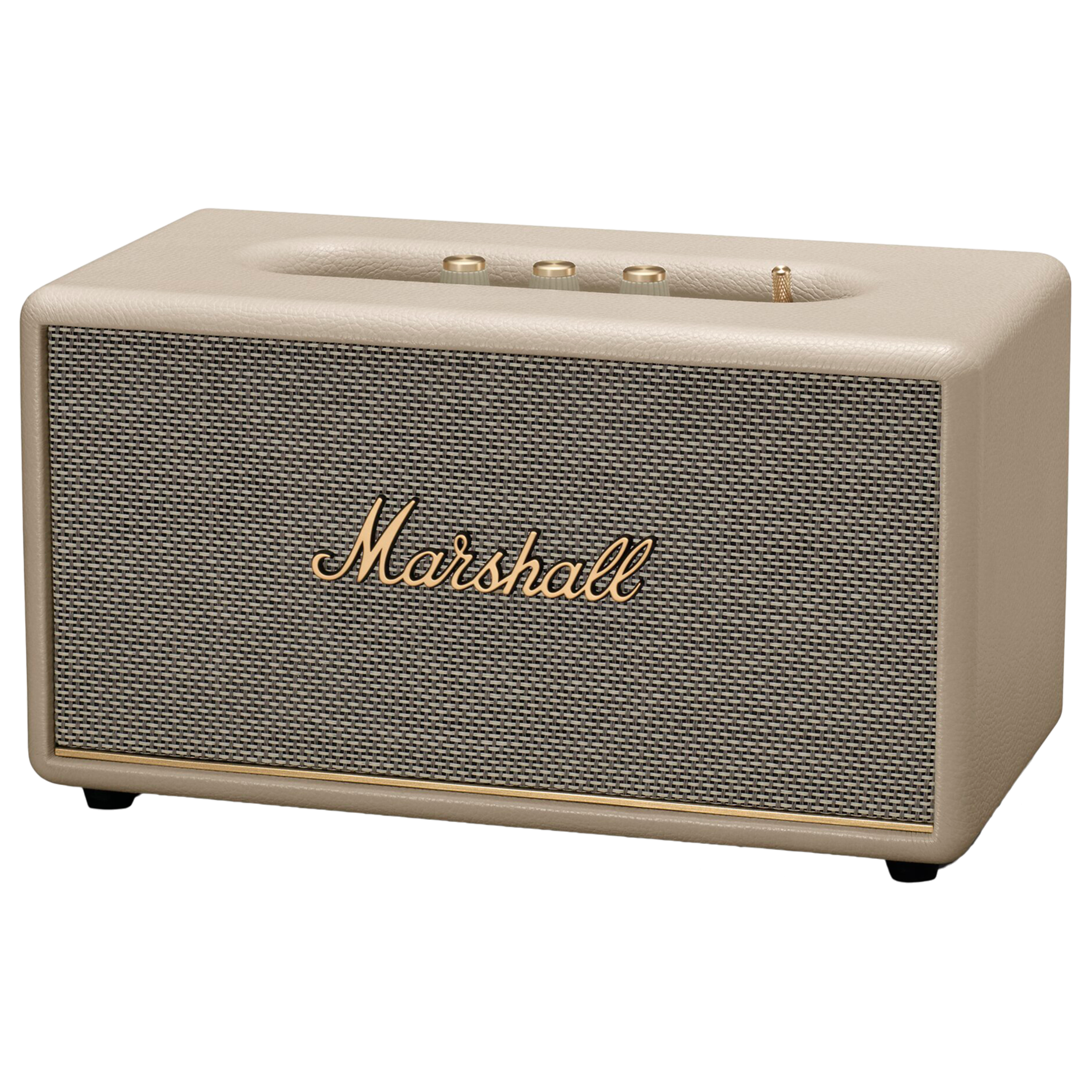 Marshall Stanmore III 80W Portable Bluetooth Speaker (Home-filling Signature Sound, Stereo Channel, Cream)_3