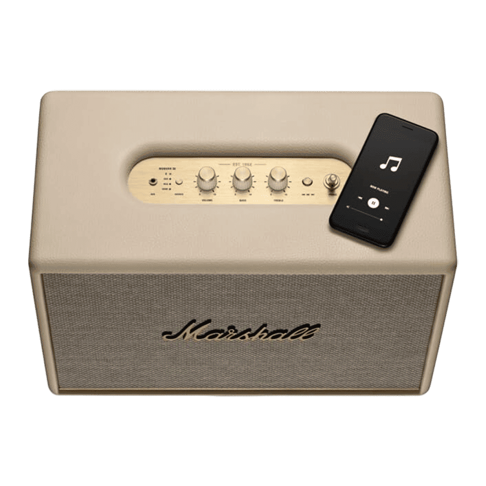 Marshall Woburn III 150 Watts Portable Bluetooth Speaker (Signature Sound, Stereo Channel, Cream)_6