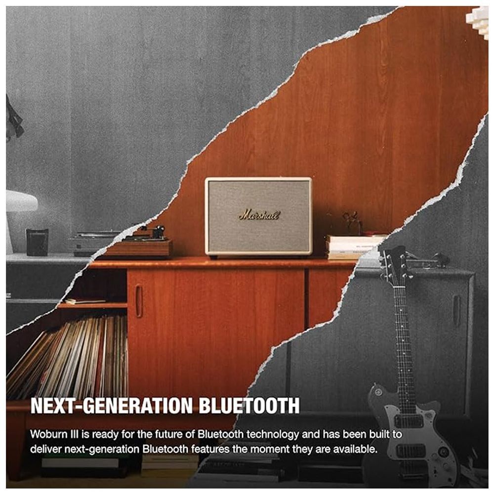 Marshall Woburn III 150 Watts Portable Bluetooth Speaker (Signature Sound, Stereo Channel, Cream)_8