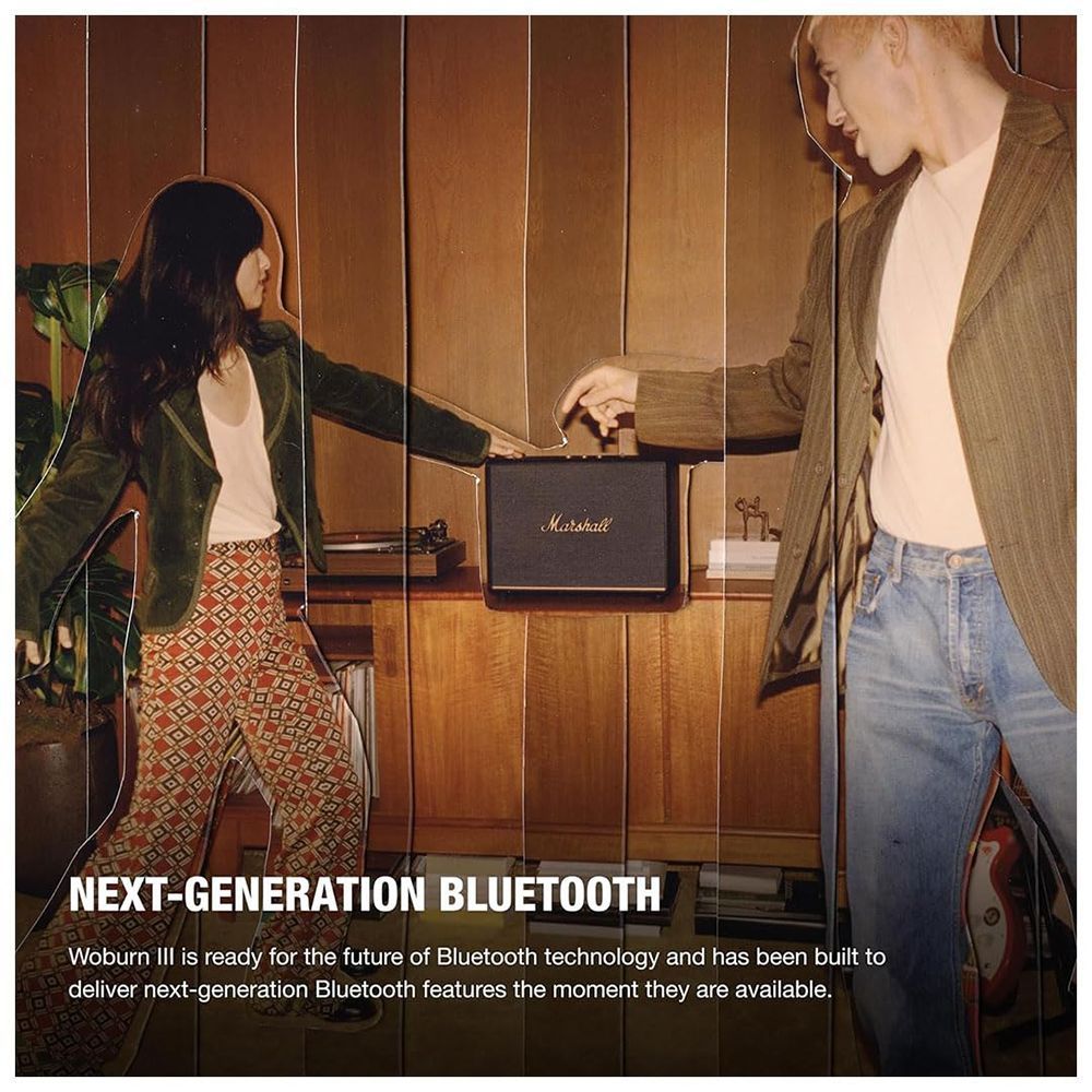 Marshall Woburn III 150W Portable Bluetooth Speaker (Home-Shaking Signature Sound, Stereo Channel, Brown)_15