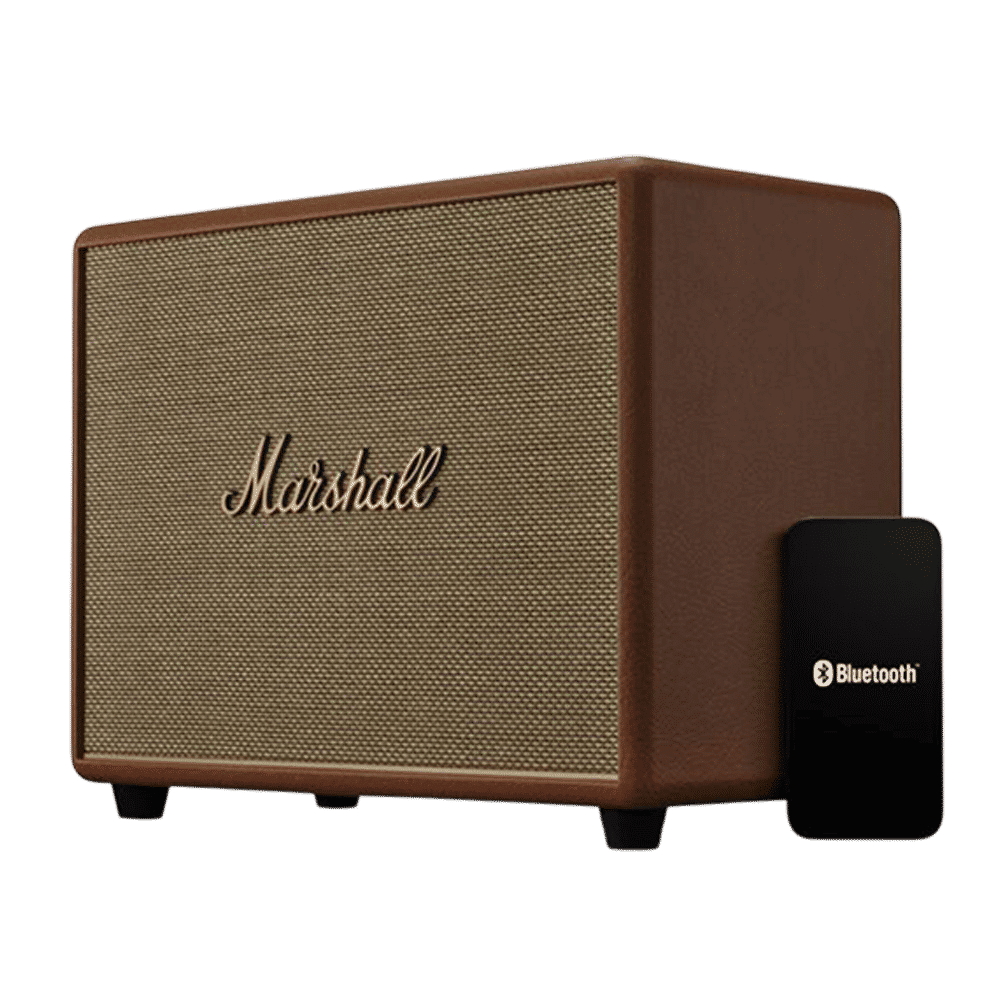 Marshall Woburn III 150W Portable Bluetooth Speaker (Home-Shaking Signature Sound, Stereo Channel, Brown)_3