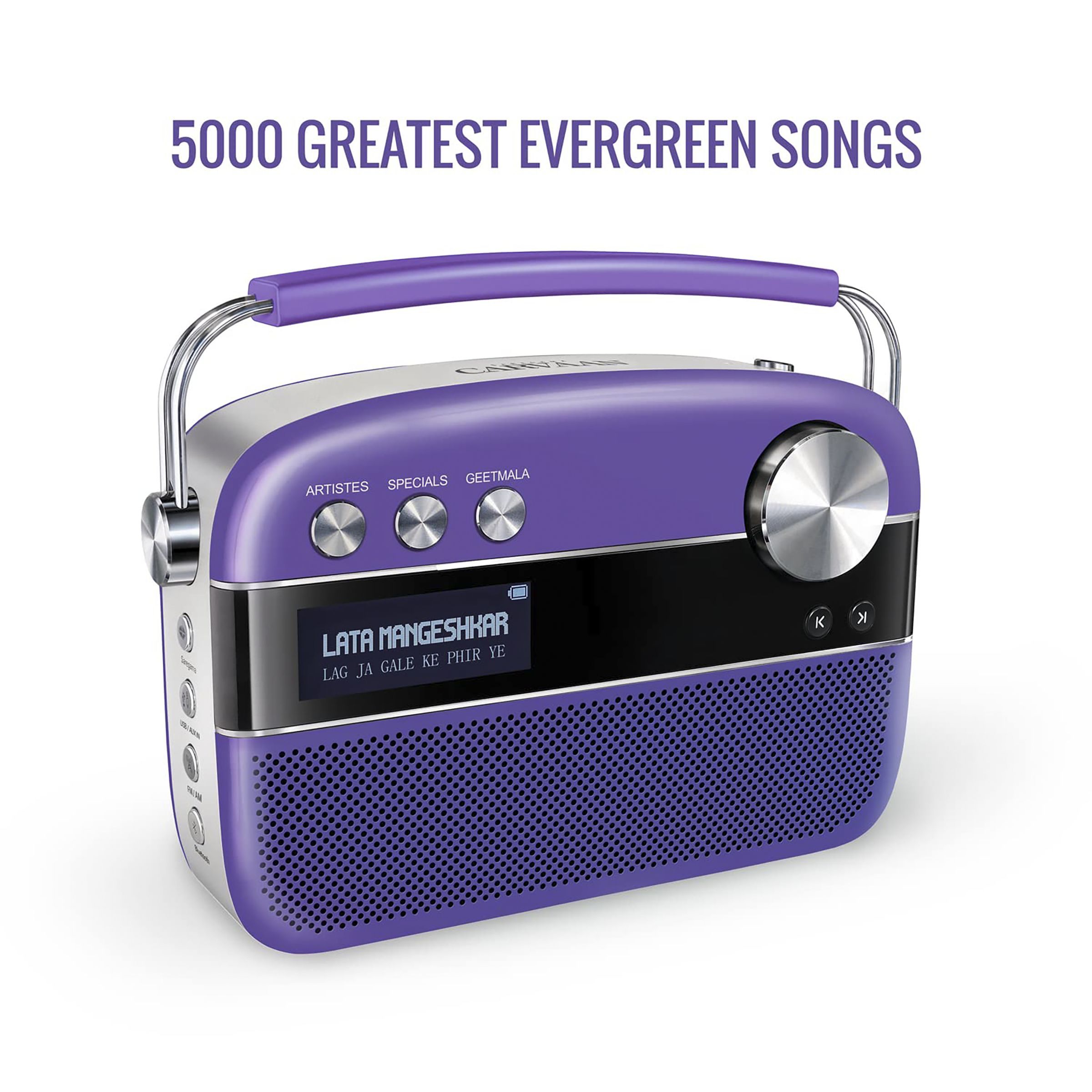 SAREGAMA Carvaan Premium Pop 6W Portable Speaker (Pre-loaded 5000 Evergreen Hindi Songs, 2.0Channel, SC230, Orchid Purple) SAREGAMA Carvaan Premium Pop 6W Portable Speaker (Pre-loaded 5000 Evergreen Hindi Songs, 2.0Channel, SC230, Orchid Purple)_11