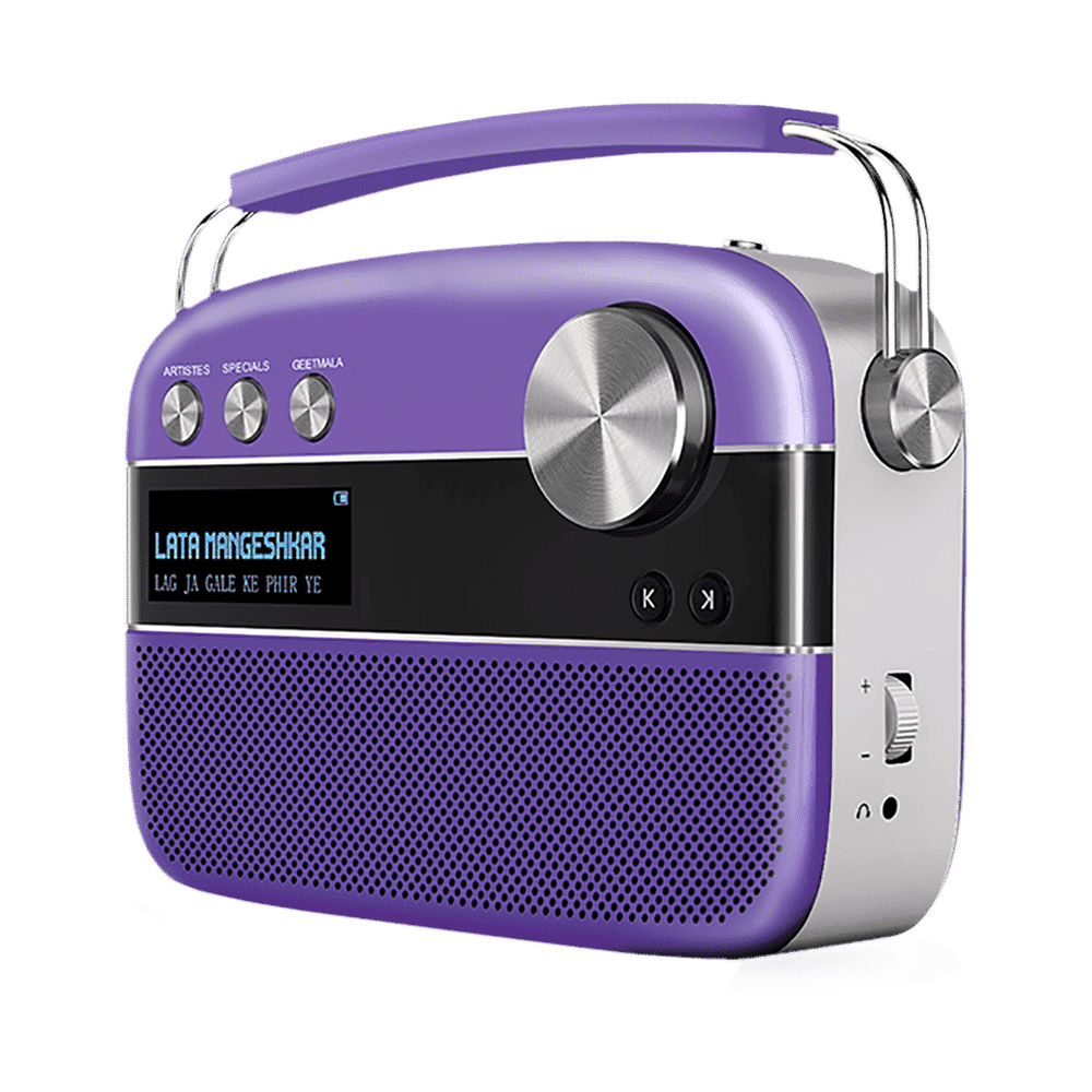 SAREGAMA Carvaan Premium Pop 6W Portable Speaker (Pre-loaded 5000 Evergreen Hindi Songs, 2.0Channel, SC230, Orchid Purple) SAREGAMA Carvaan Premium Pop 6W Portable Speaker (Pre-loaded 5000 Evergreen Hindi Songs, 2.0Channel, SC230, Orchid Purple)_3