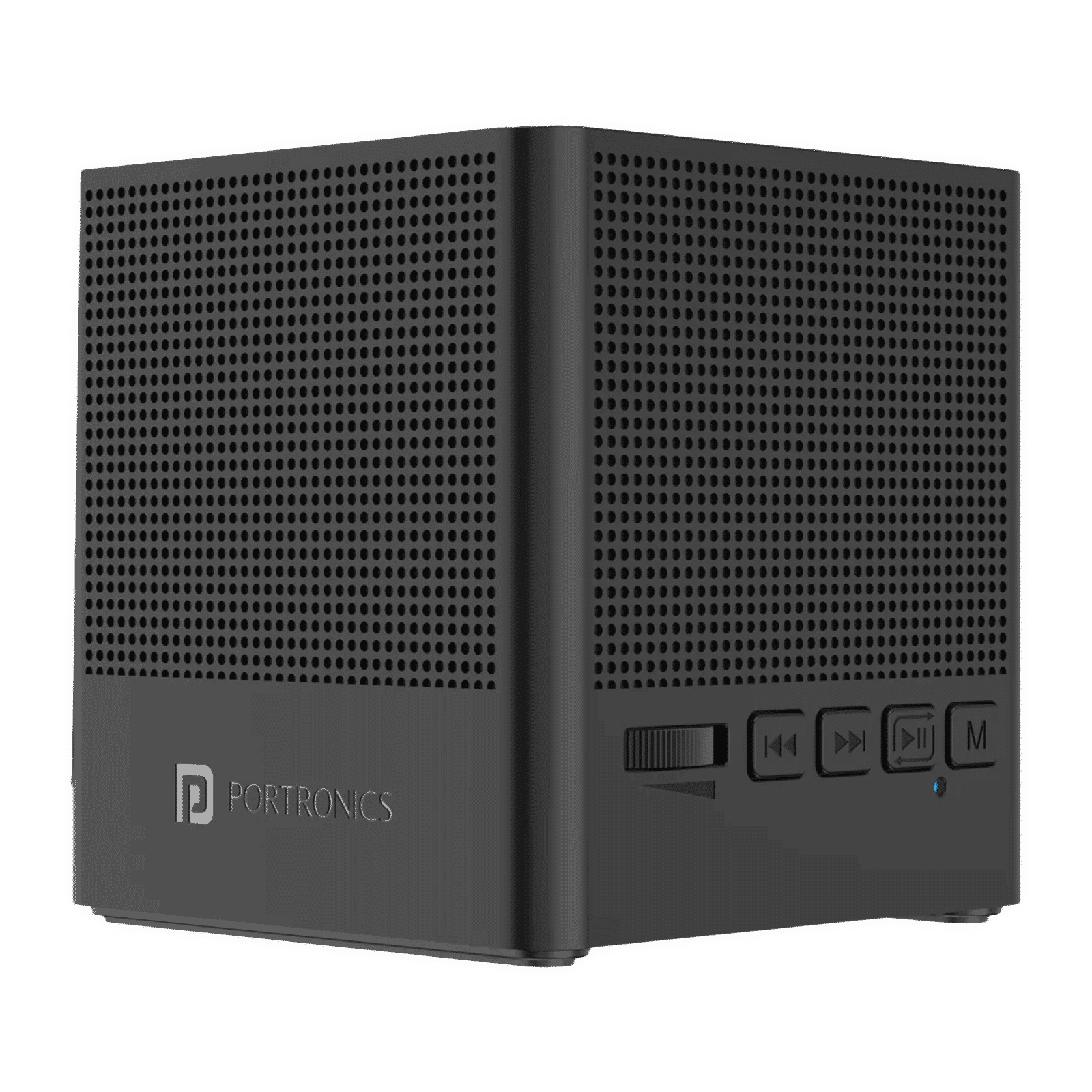 PORTRONICS Bounce 2 5W Portable Bluetooth Speaker (5 Hours Playback Time, Black)_3