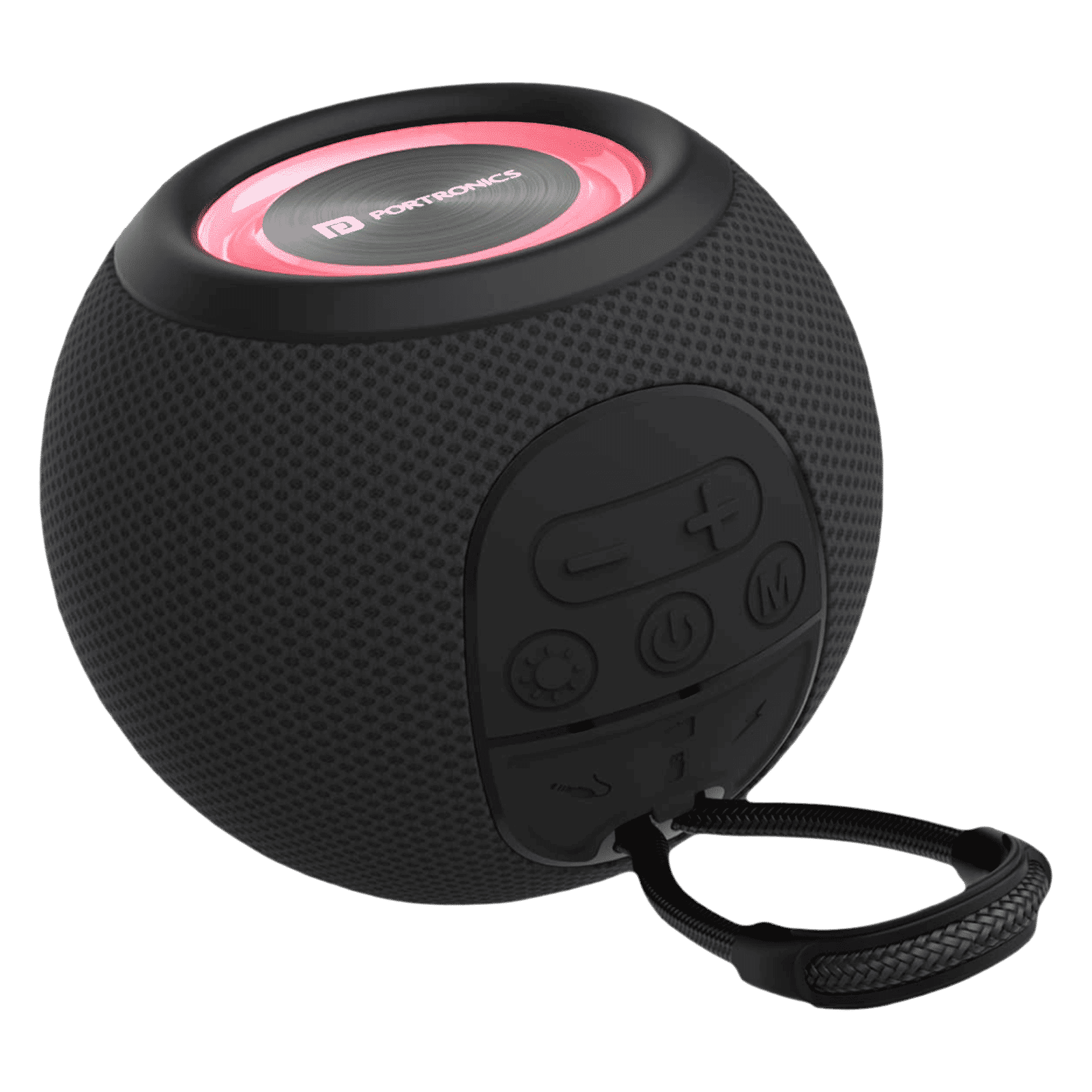 PORTRONICS Resound 5W Portable Bluetooth Speaker (Upto 8 Hours Playback Time, Black)_1