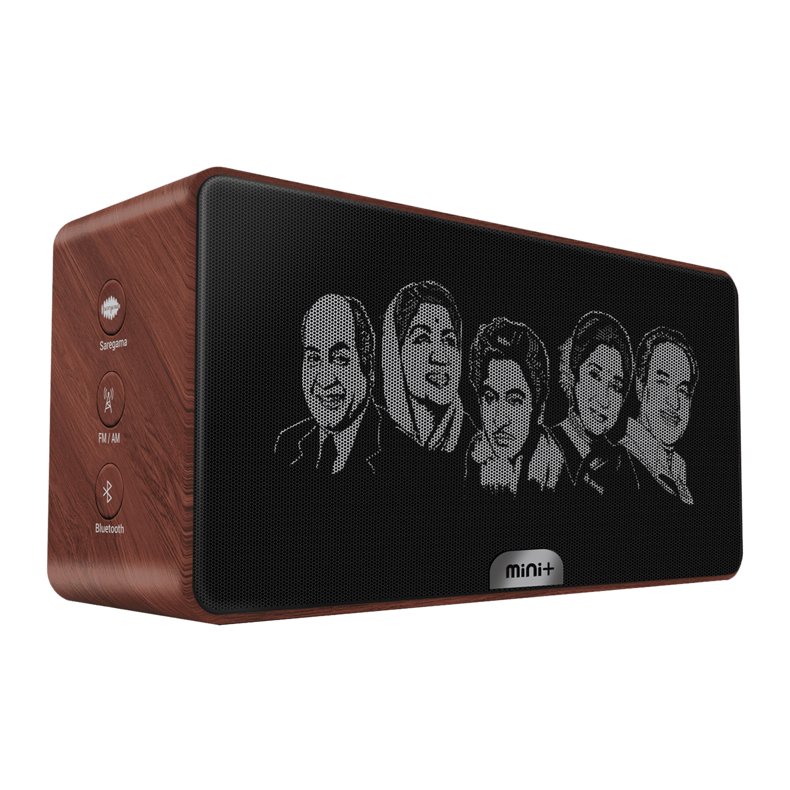 SAREGAMA Carvaan Mini Plus Portable Bluetooth Speaker (Handsfree Calling, Vintage Brown)_1
