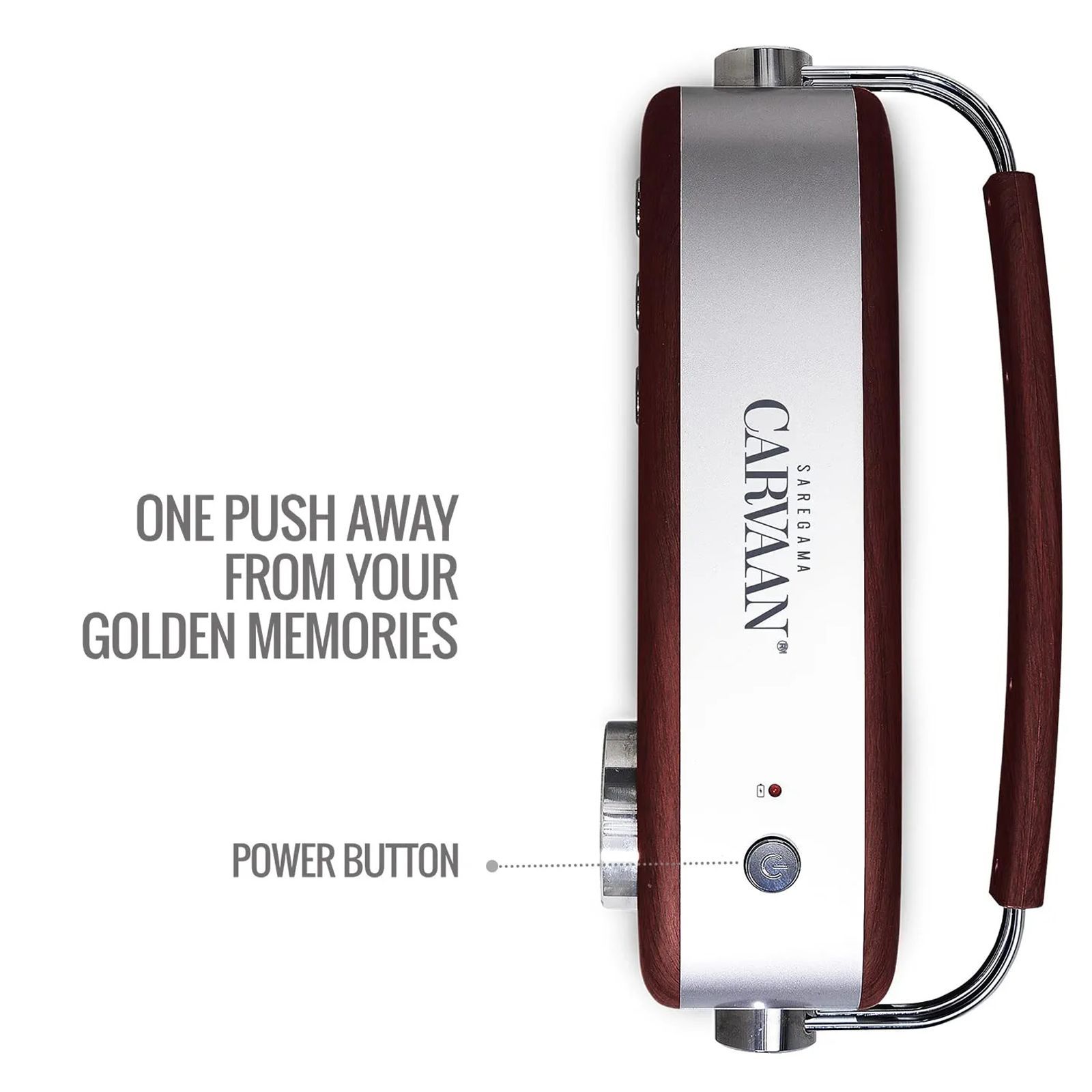 SAREGAMA Carvaan Telugu Music Player (50 Plus Dedicated Stations, SC03, Cherrywood Red)_11