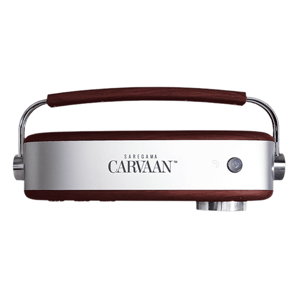 SAREGAMA Carvaan Telugu Music Player (50 Plus Dedicated Stations, SC03, Cherrywood Red)_4