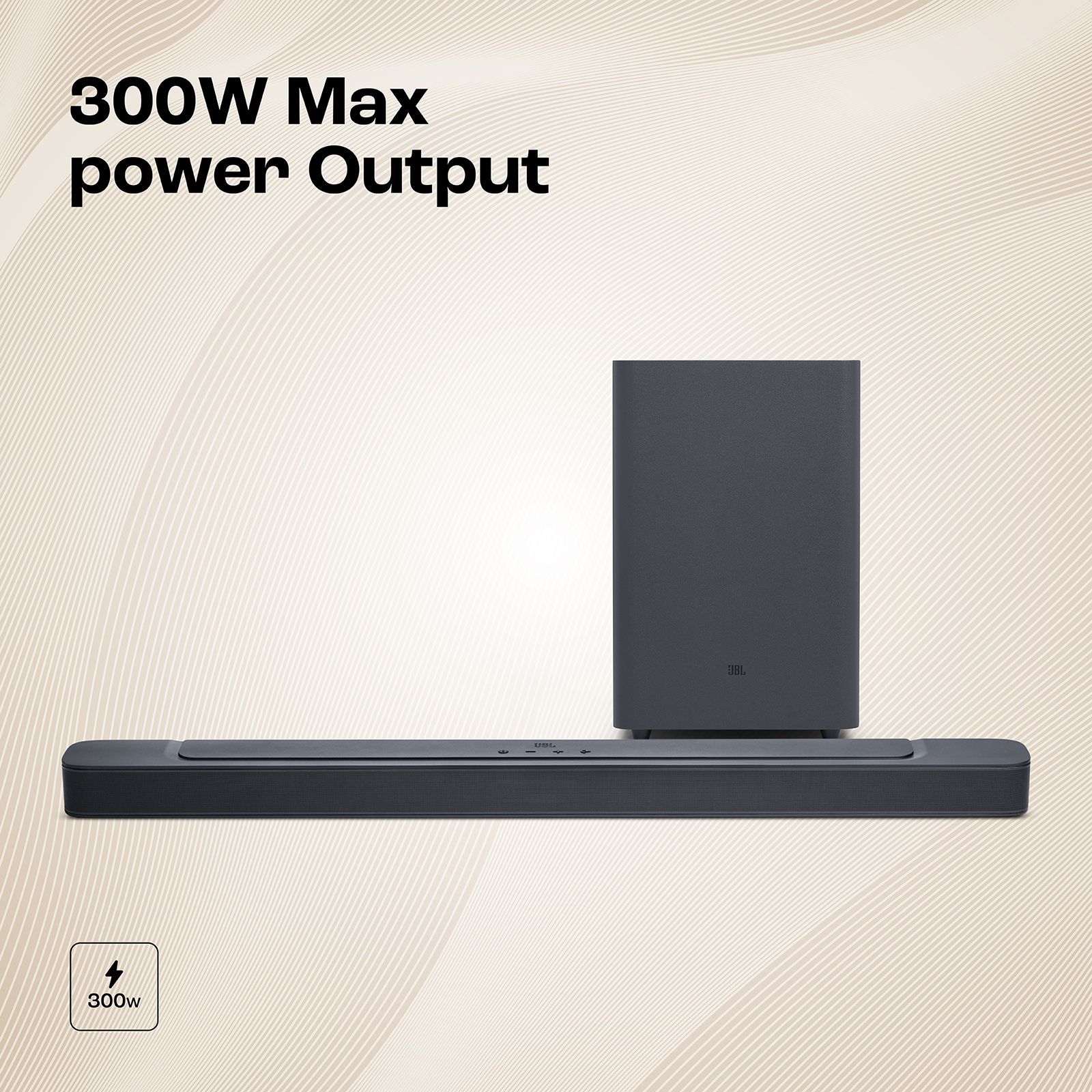 JBL 300W Bluetooth Soundbar with Remote (Dolby Digital Audio, 2.1 Channel, Black)_12