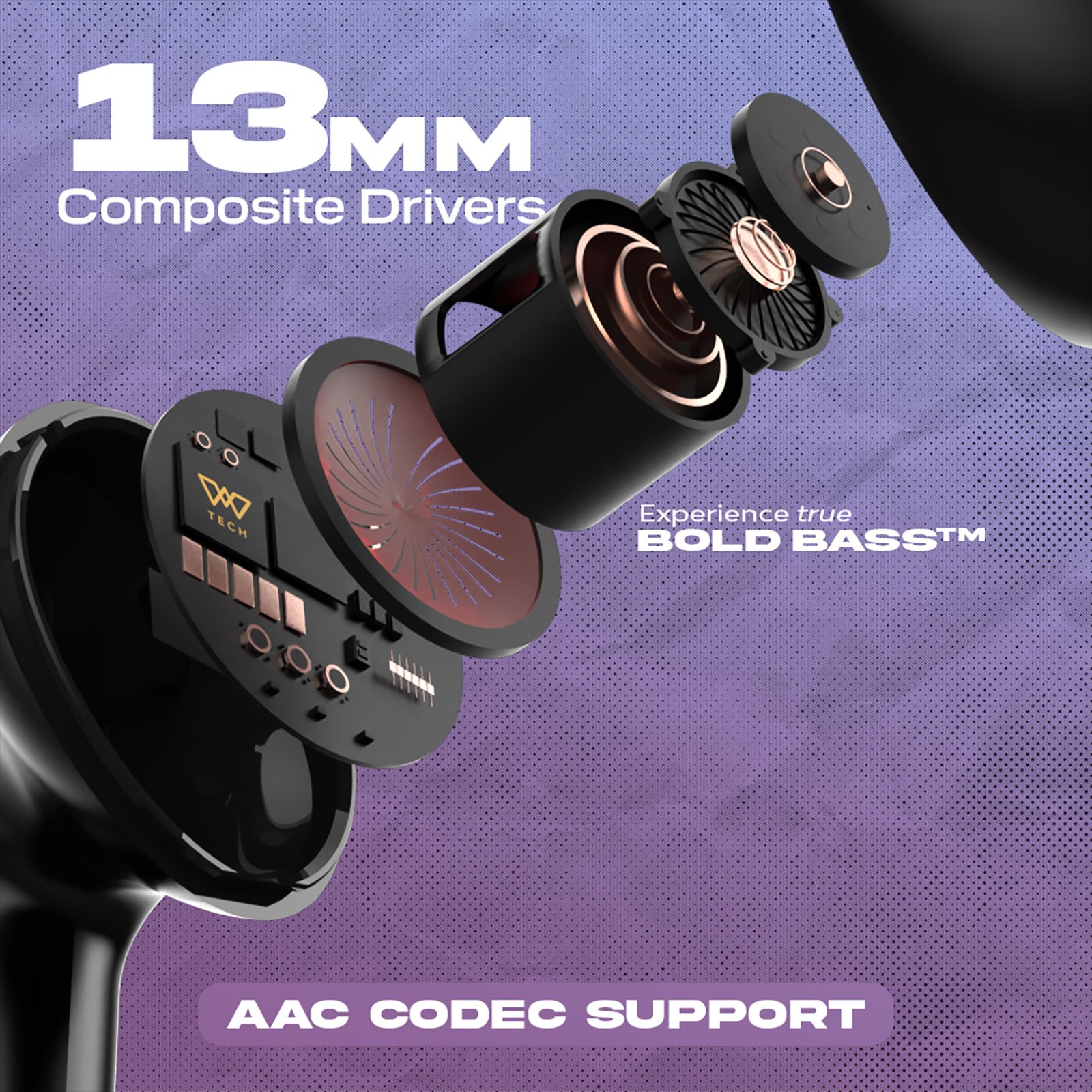 WINGS Phantom 700 TWS Earbuds with Surrounding Noise Suppression (IPX5 Water Resistant, 40ms Low Latency Mode, Black)_4