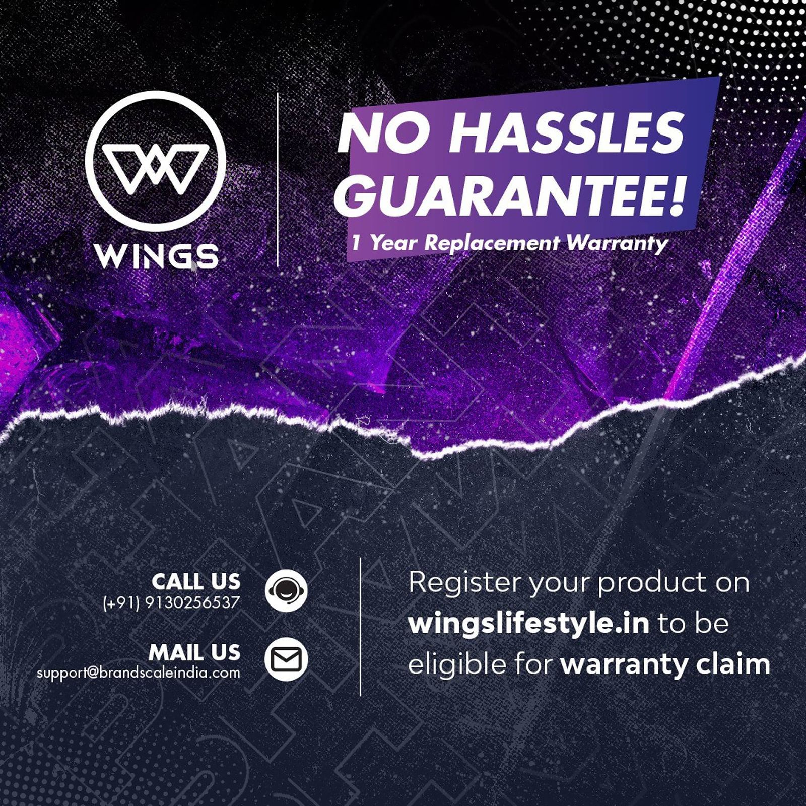 WINGS Phantom 800 TWS Earbuds with Environmental Noise Cancellation (IPX5 Water Resistant, Upto 50 Hours Playback, White)_9