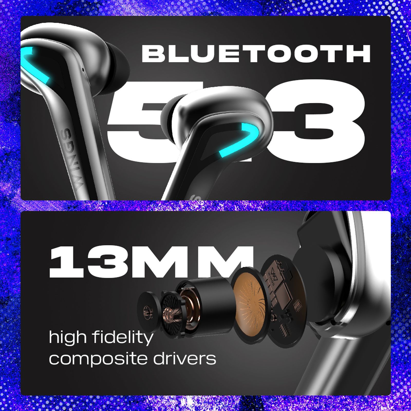 WINGS Phantom 760 TWS Earbuds with Environmental Noise Cancellation (IPX5 Water Resistant, 40ms Ultra Low Latency Game Mode, Grey)_12