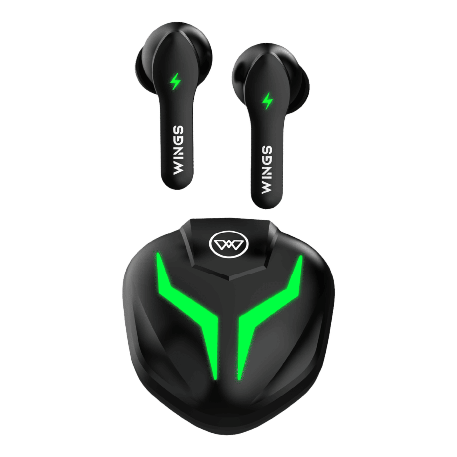 WINGS Phantom 260 TWS Earbuds with Environmental Noise Cancellation (IPX5 Water Resistant, Upto 30 Hours Playback, Black)_1