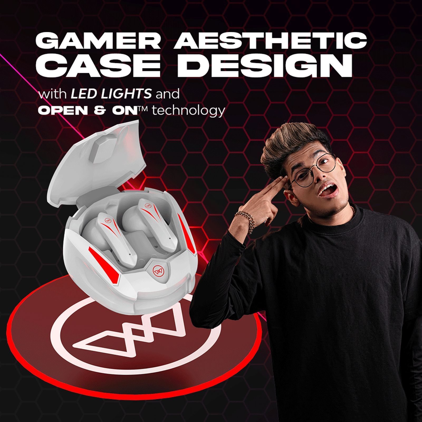 WINGS Phantom 550 TWS Earbuds with Environmental Noise Cancellation (IPX5 Water Resistant, Upto 45 Hours Playback, White)_11