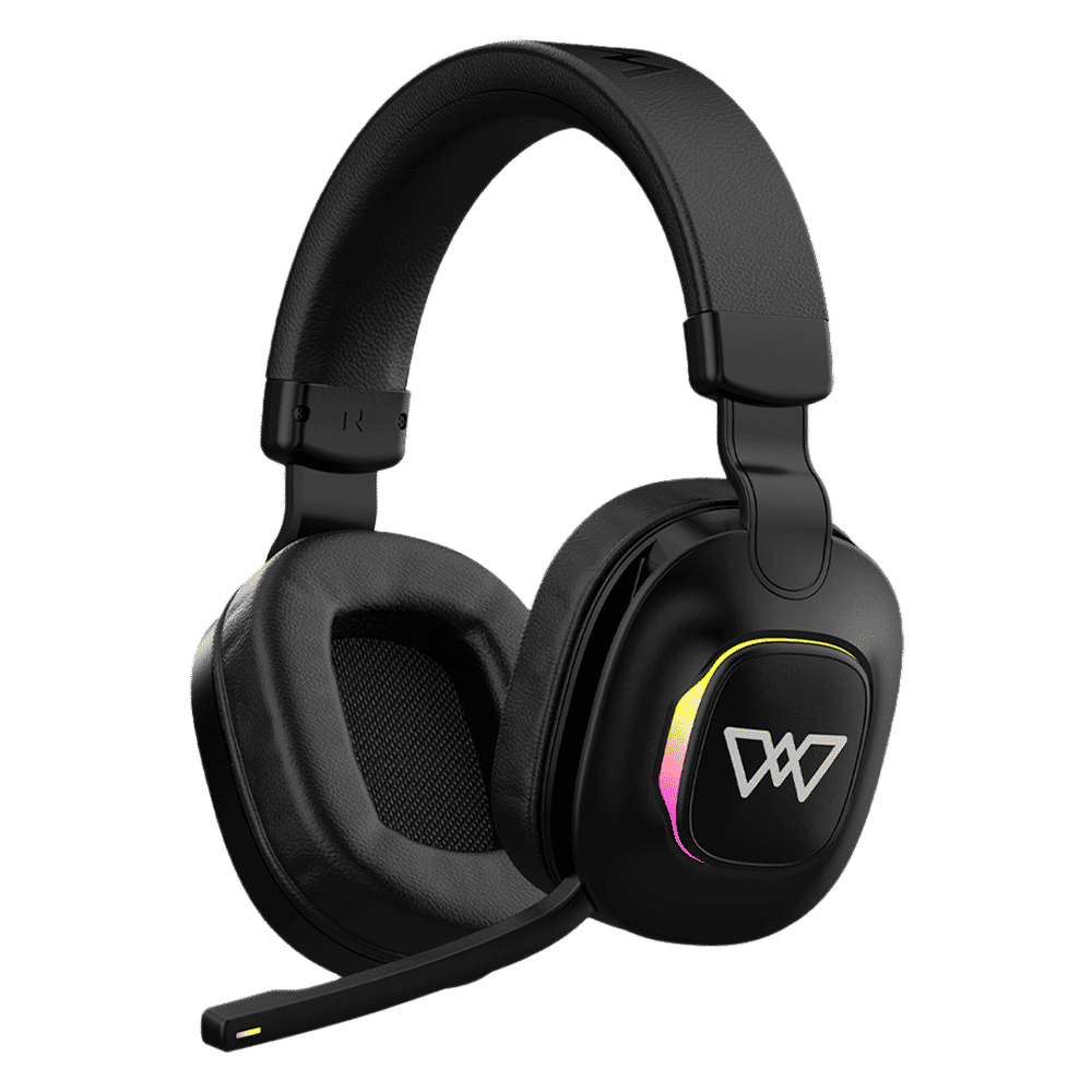 WINGS Vader 350 Bluetooth Gaming Headphone with Noise Isolation (Deep Bass with Surround Effect, Over Ear, Saber Black)_1