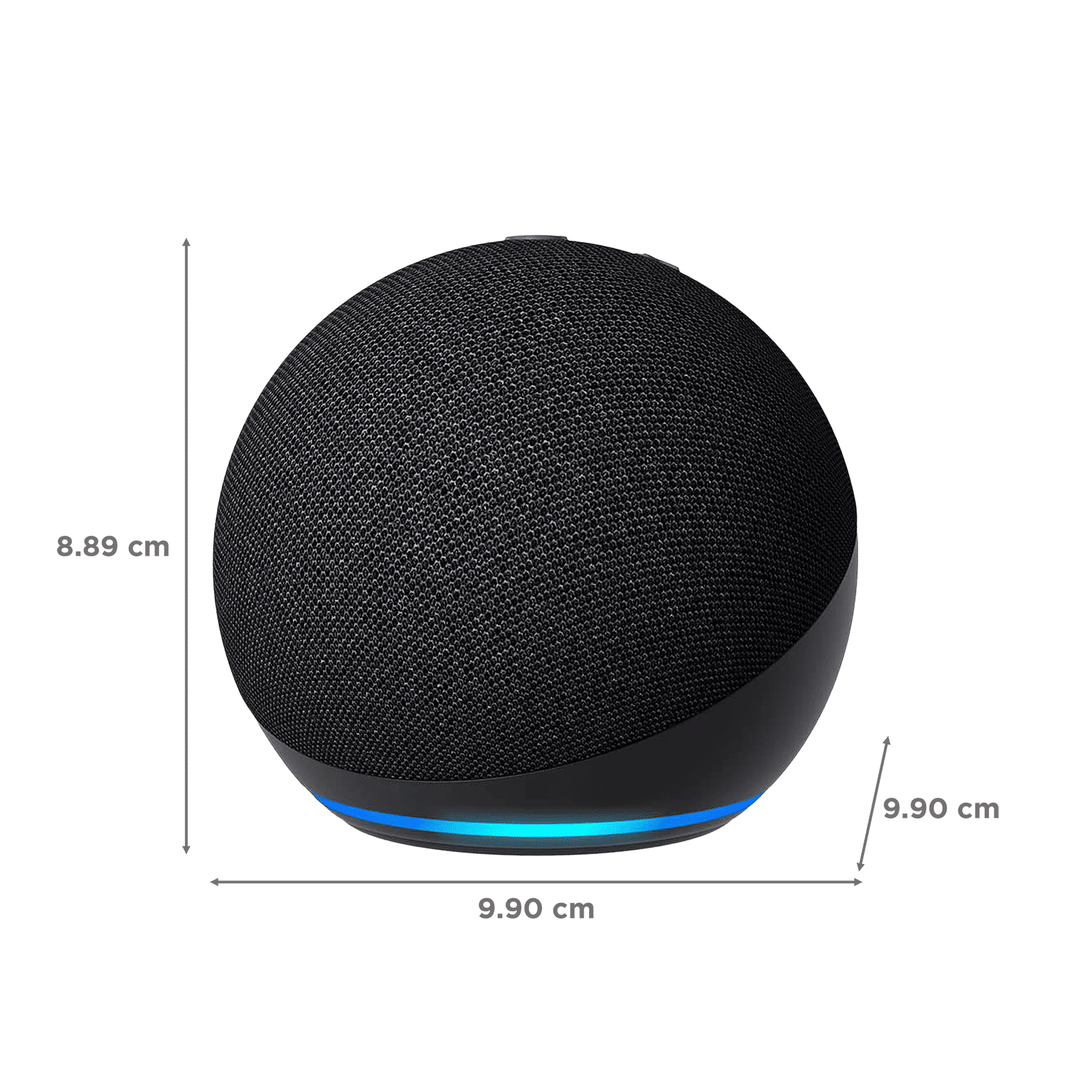 amazon Echo Dot (5th Gen) with Built-in Alexa Smart Wi-Fi Speaker (Ambient Temperature Sensor, Black)_3