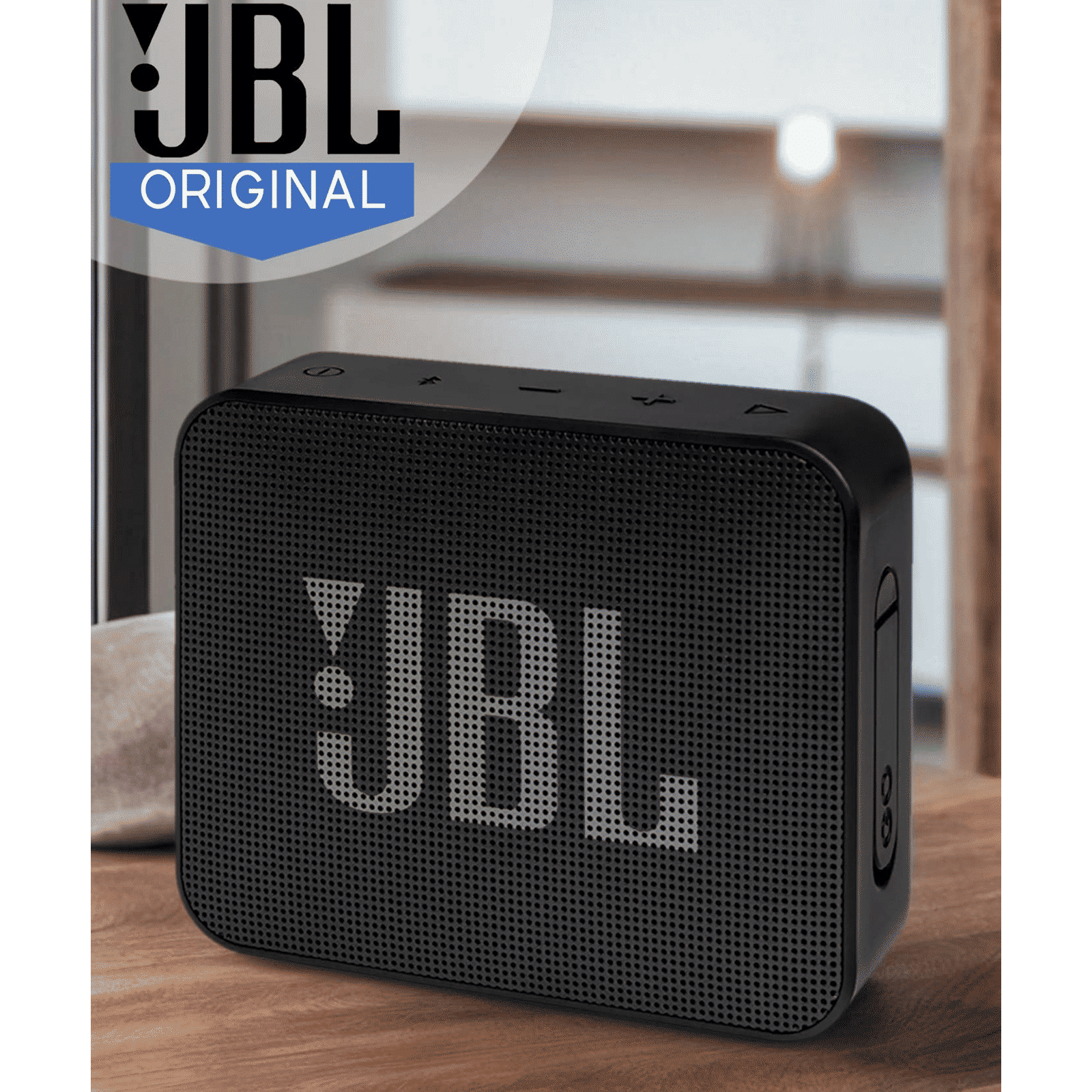 JBL Go Essential 3.1W Portable Bluetooth Speaker (IPX7 Water Proof, Rich Bass, Mono Channel, Black)_14