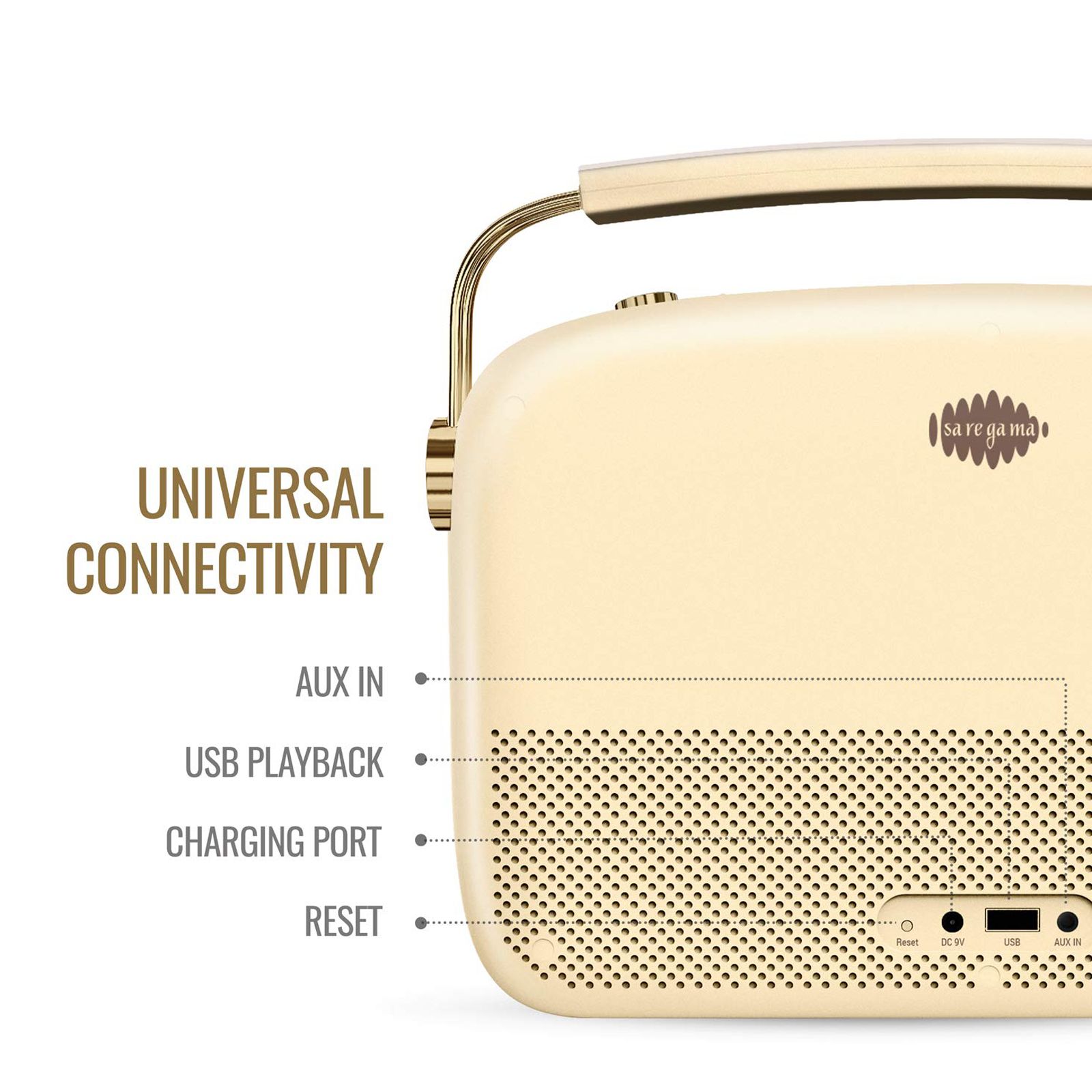 SAREGAMA Carvaan 10W Portable Bluetooth Speaker (5000 Preloaded Songs, Stereo Channel, Wine Gold) SAREGAMA Carvaan 10W Portable Bluetooth Speaker (5000 Preloaded Songs, Stereo Channel, Wine Gold)_2