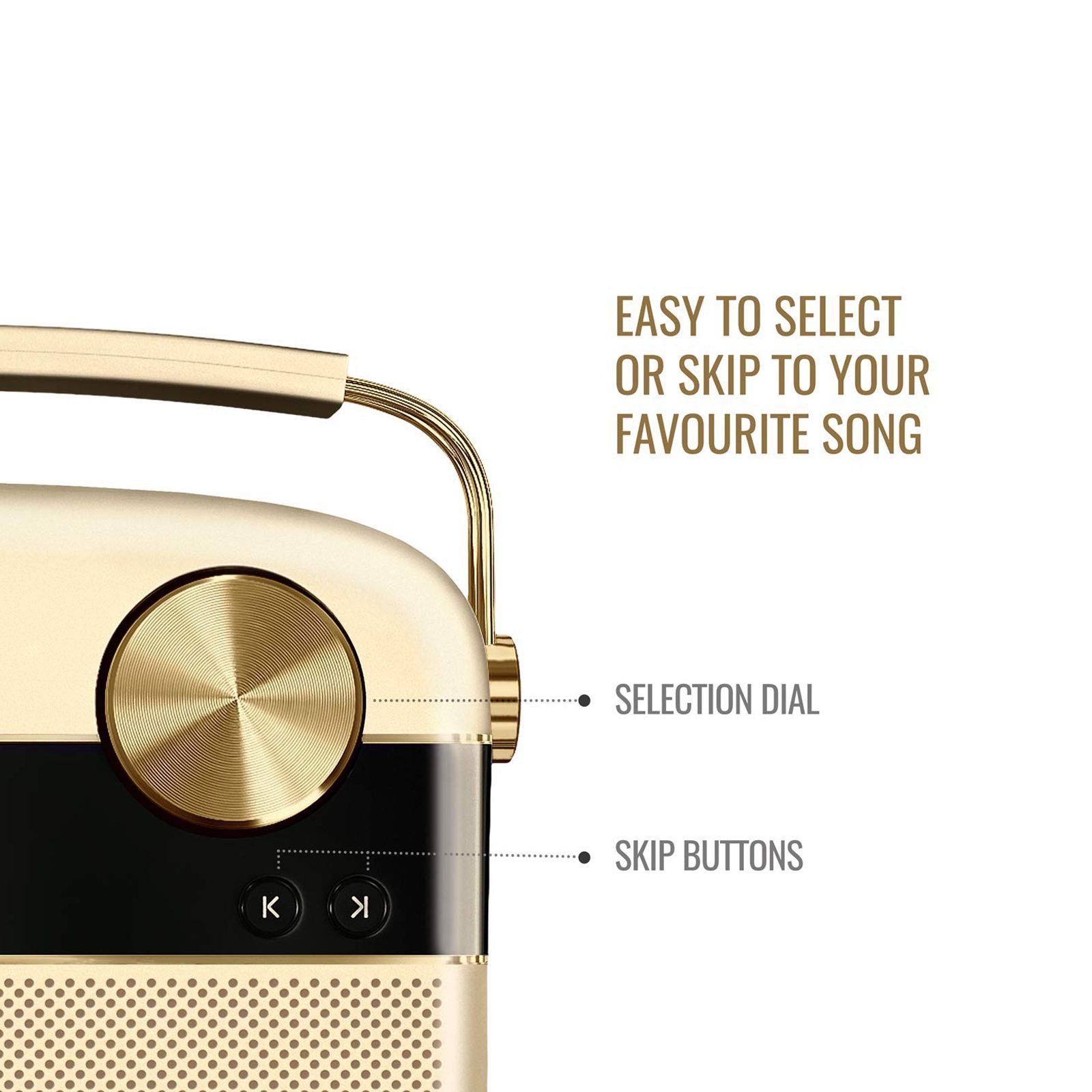 SAREGAMA Carvaan 10W Portable Bluetooth Speaker (5000 Preloaded Songs, Stereo Channel, Wine Gold) SAREGAMA Carvaan 10W Portable Bluetooth Speaker (5000 Preloaded Songs, Stereo Channel, Wine Gold)_6