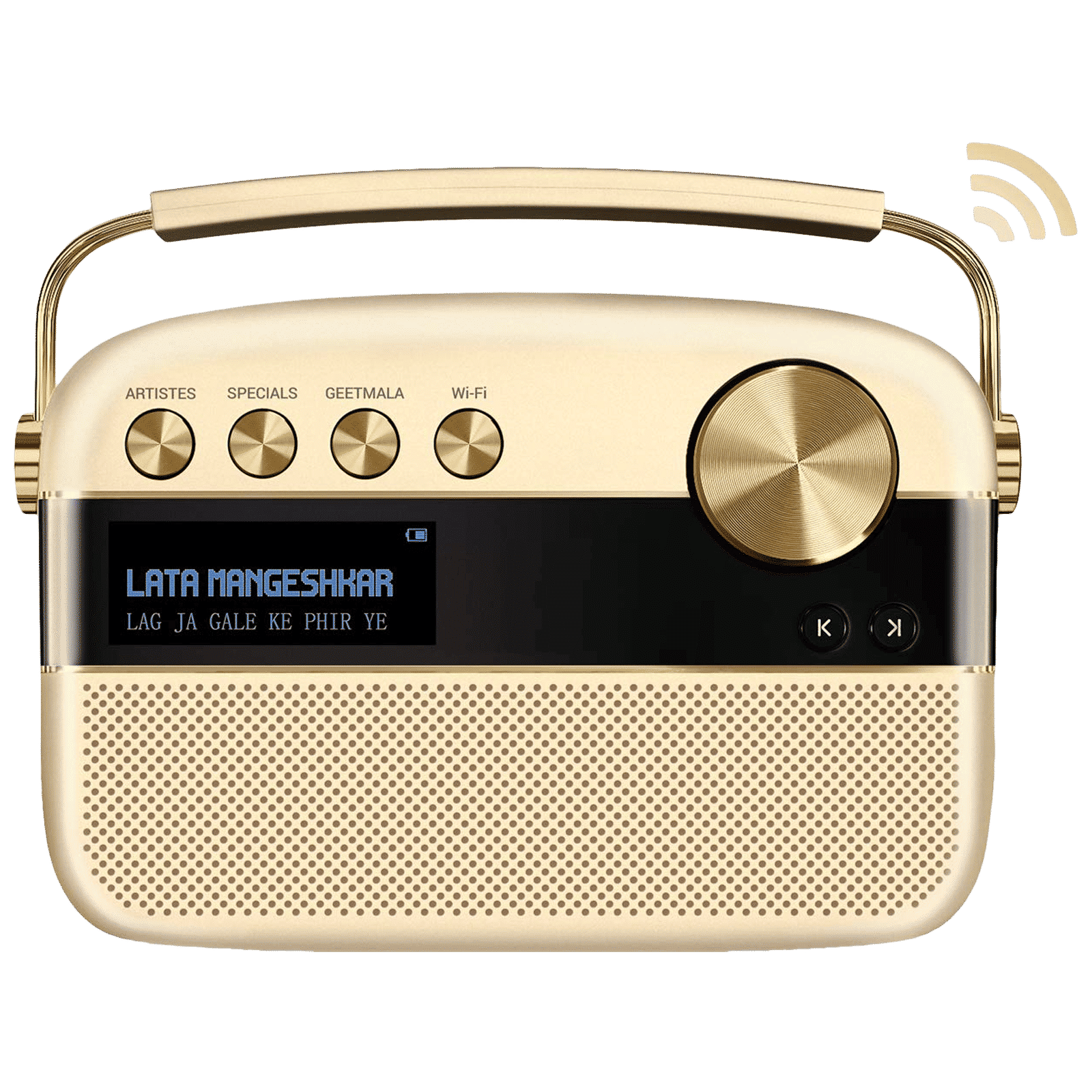 SAREGAMA Carvaan 10W Portable Bluetooth Speaker (5000 Preloaded Songs, Stereo Channel, Wine Gold) SAREGAMA Carvaan 10W Portable Bluetooth Speaker (5000 Preloaded Songs, Stereo Channel, Wine Gold)_1