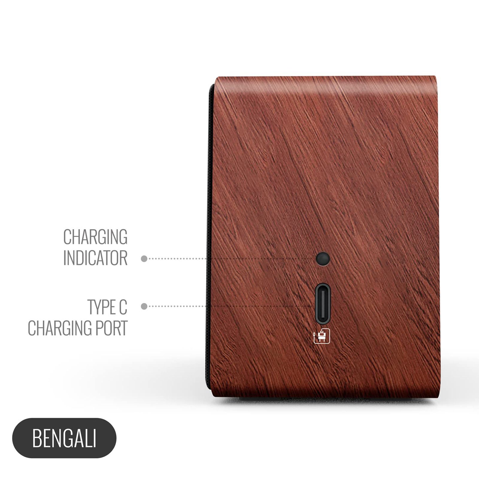 SAREGAMA Carvaan Mini Plus 10W Portable Bluetooth Speaker (1000 Evergreen Bengali Songs, Vintage Brown)_10