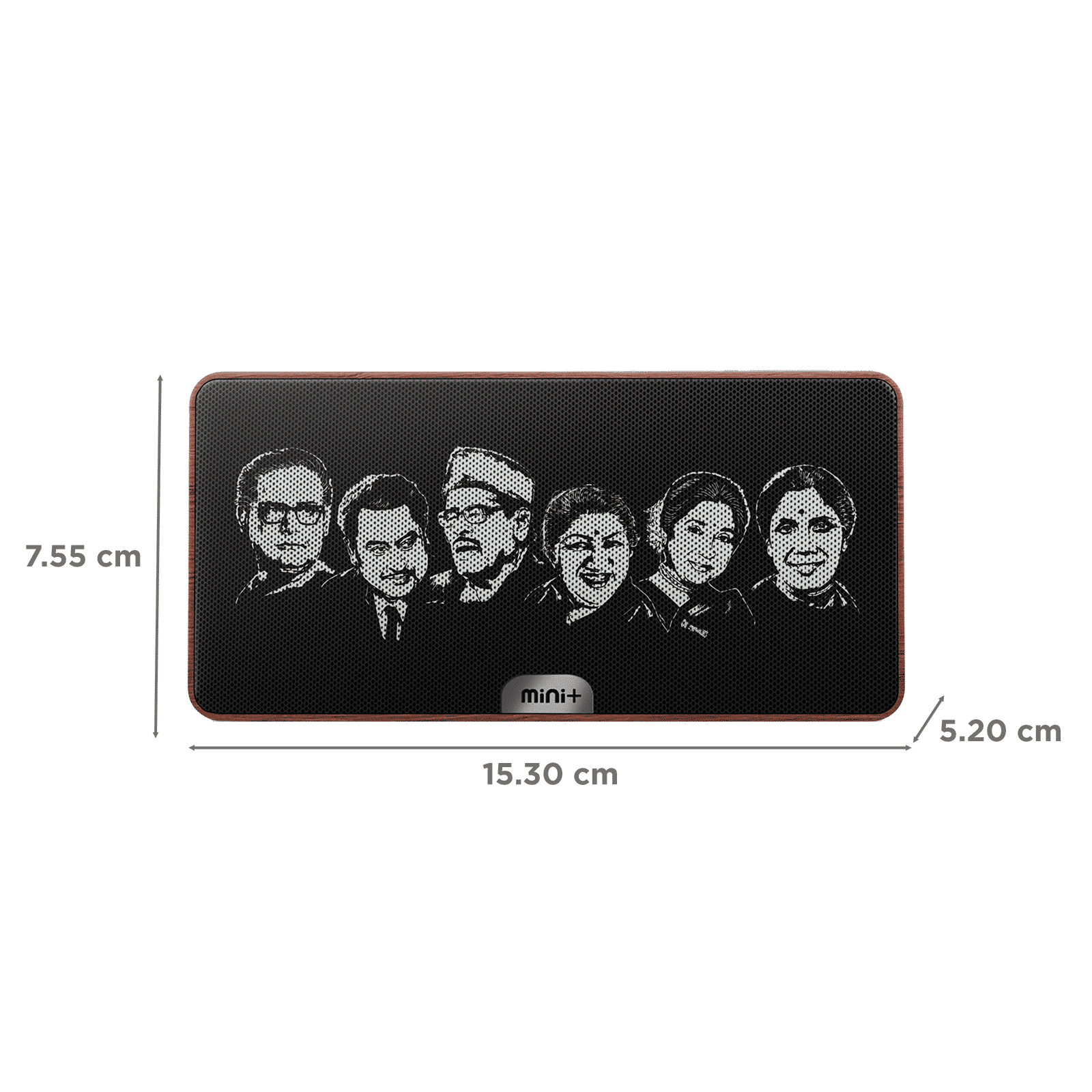 SAREGAMA Carvaan Mini Plus 10W Portable Bluetooth Speaker (1000 Evergreen Bengali Songs, Vintage Brown)_2