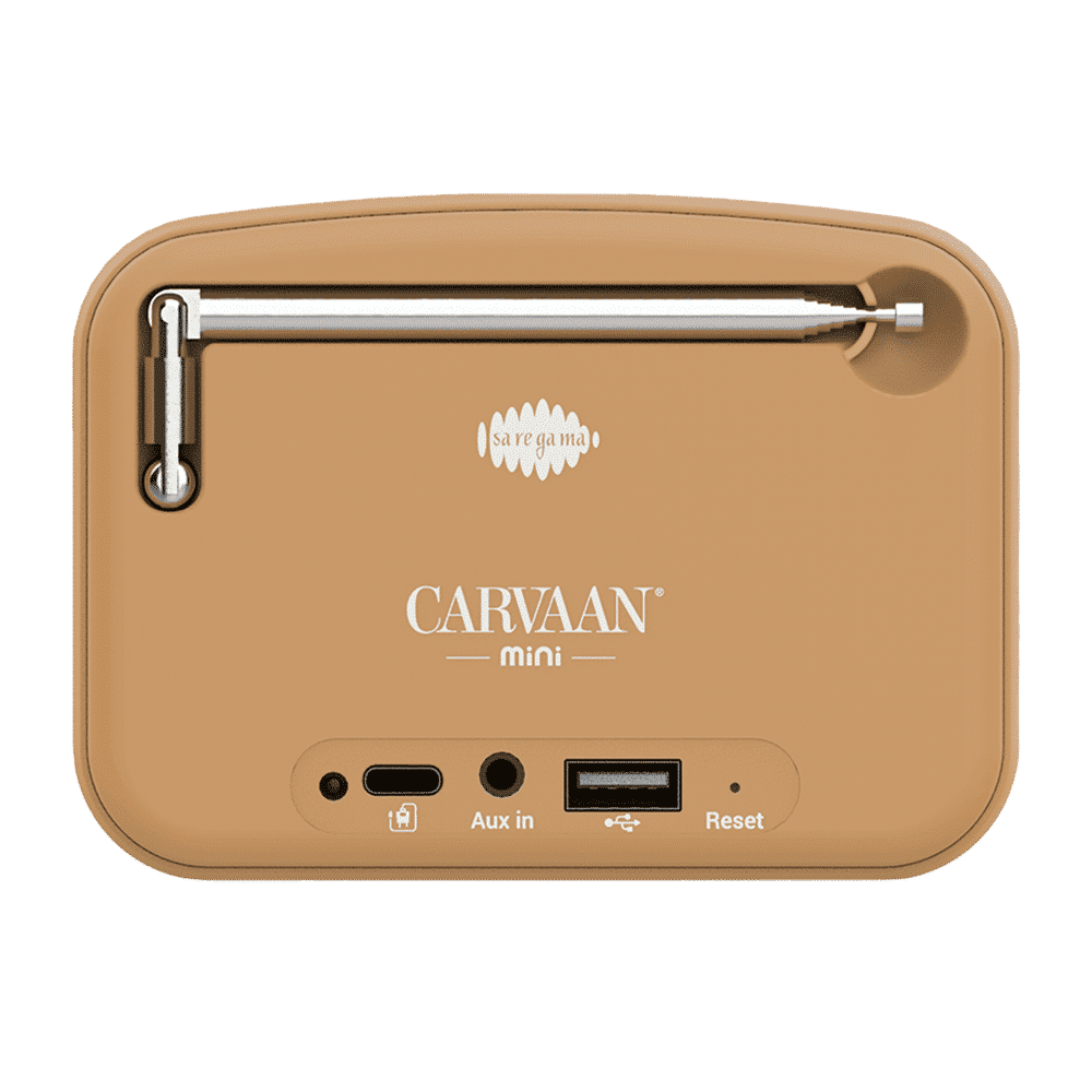 SAREGAMA Carvaan Mini POP 5W Portable Bluetooth Speaker (401 Retro Songs, Chocolate Brown)_6