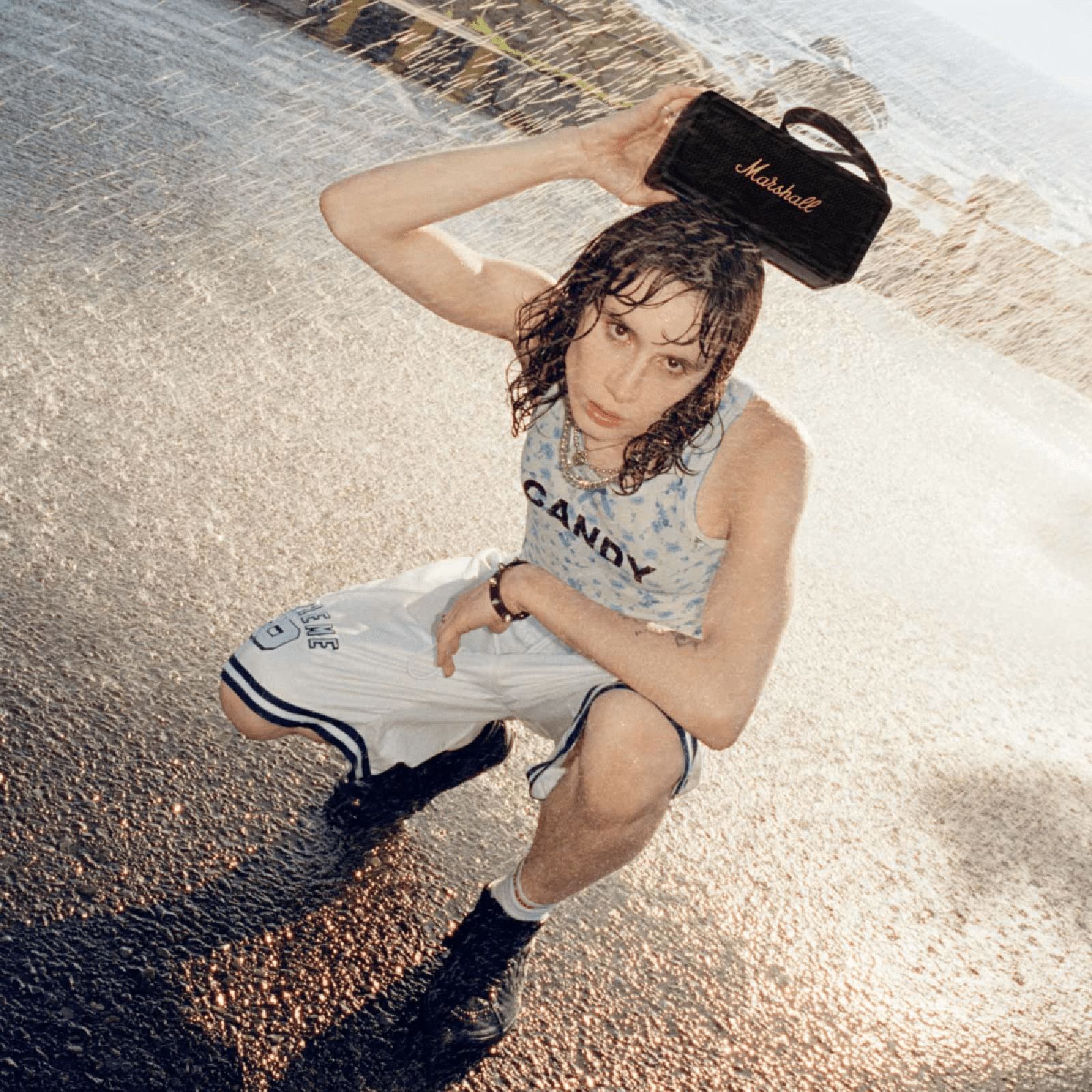 Marshall Middleton Portable Bluetooth Speaker (IP67 Water Resistant, 20 Plus Hours Playtime, Stereo Channel, Black and Brass)_13