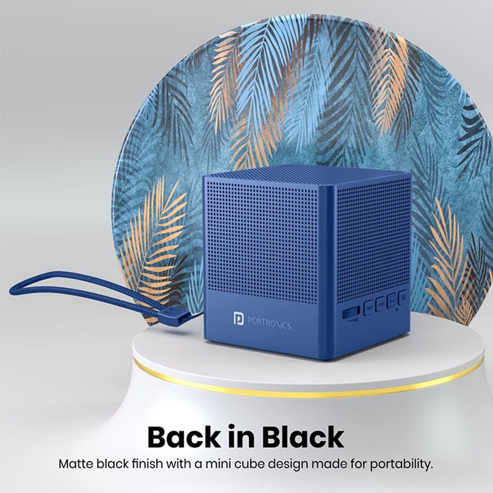 PORTRONICS Bounce 2 5W Portable Bluetooth Speaker (5 Hours Playback Time, Blue) PORTRONICS Bounce 2 5W Portable Bluetooth Speaker (5 Hours Playback Time, Blue)_9