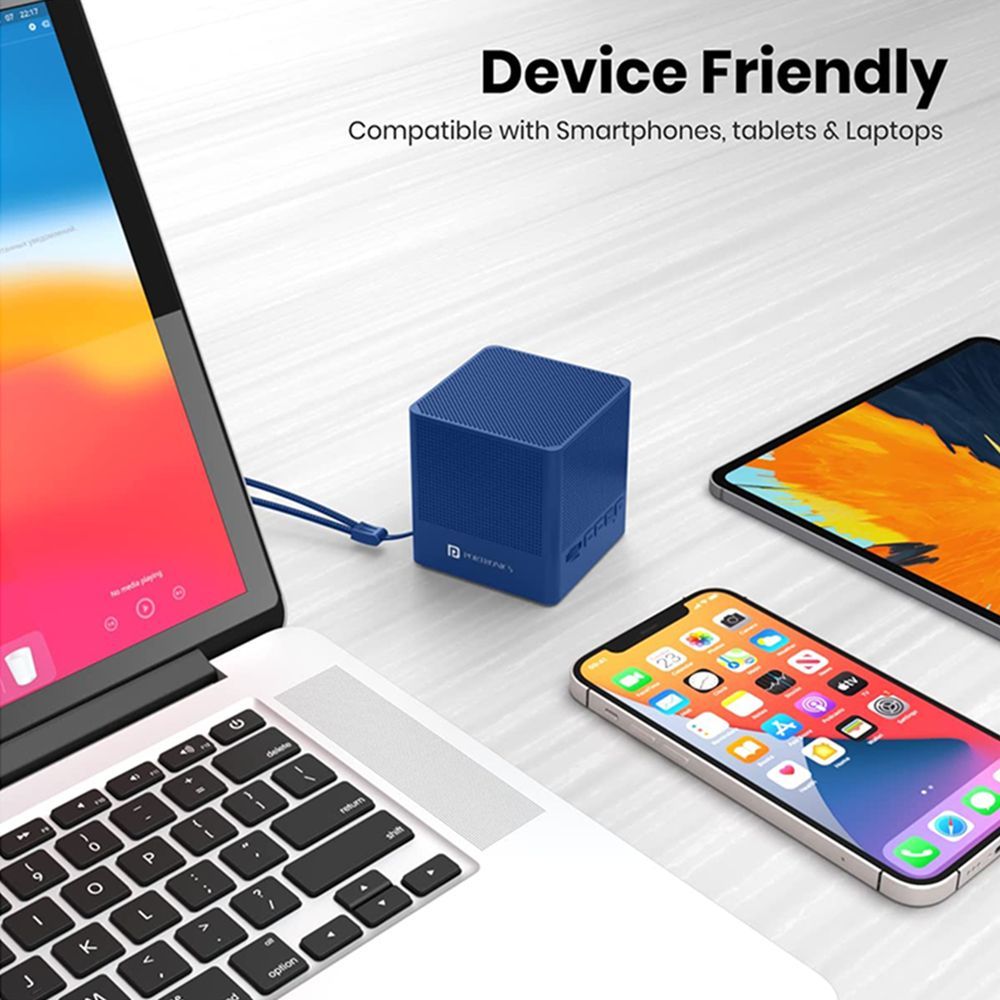 PORTRONICS Bounce 2 5W Portable Bluetooth Speaker (5 Hours Playback Time, Blue) PORTRONICS Bounce 2 5W Portable Bluetooth Speaker (5 Hours Playback Time, Blue)_11