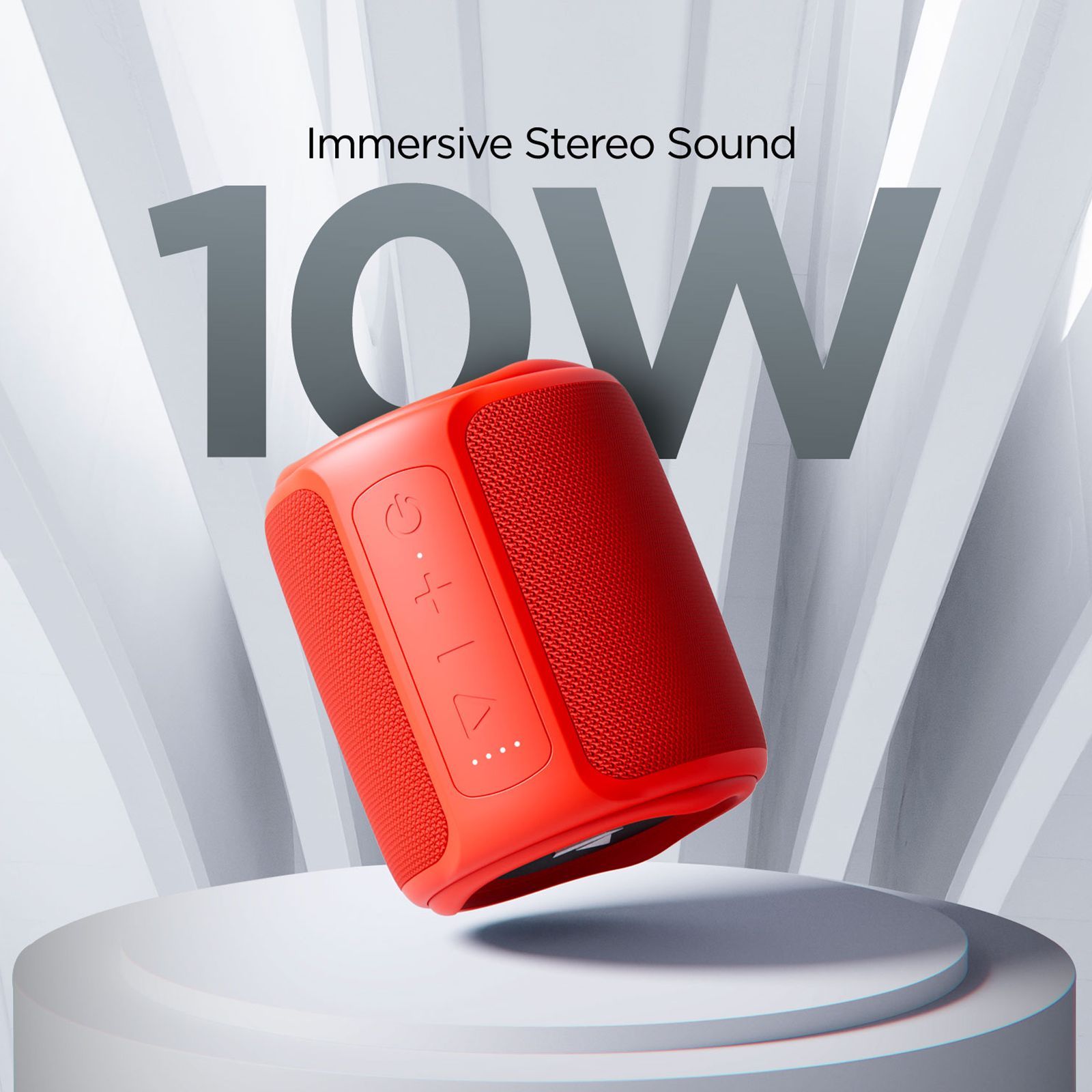 boAt Stone 358 10W Portable Bluetooth Speaker (IPX7 Water Resistant, Stereo Sound, Mono Channel, Red)_4