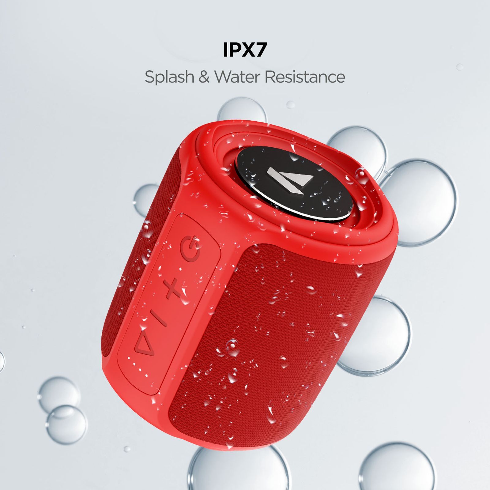 boAt Stone 358 10W Portable Bluetooth Speaker (IPX7 Water Resistant, Stereo Sound, Mono Channel, Red)_6