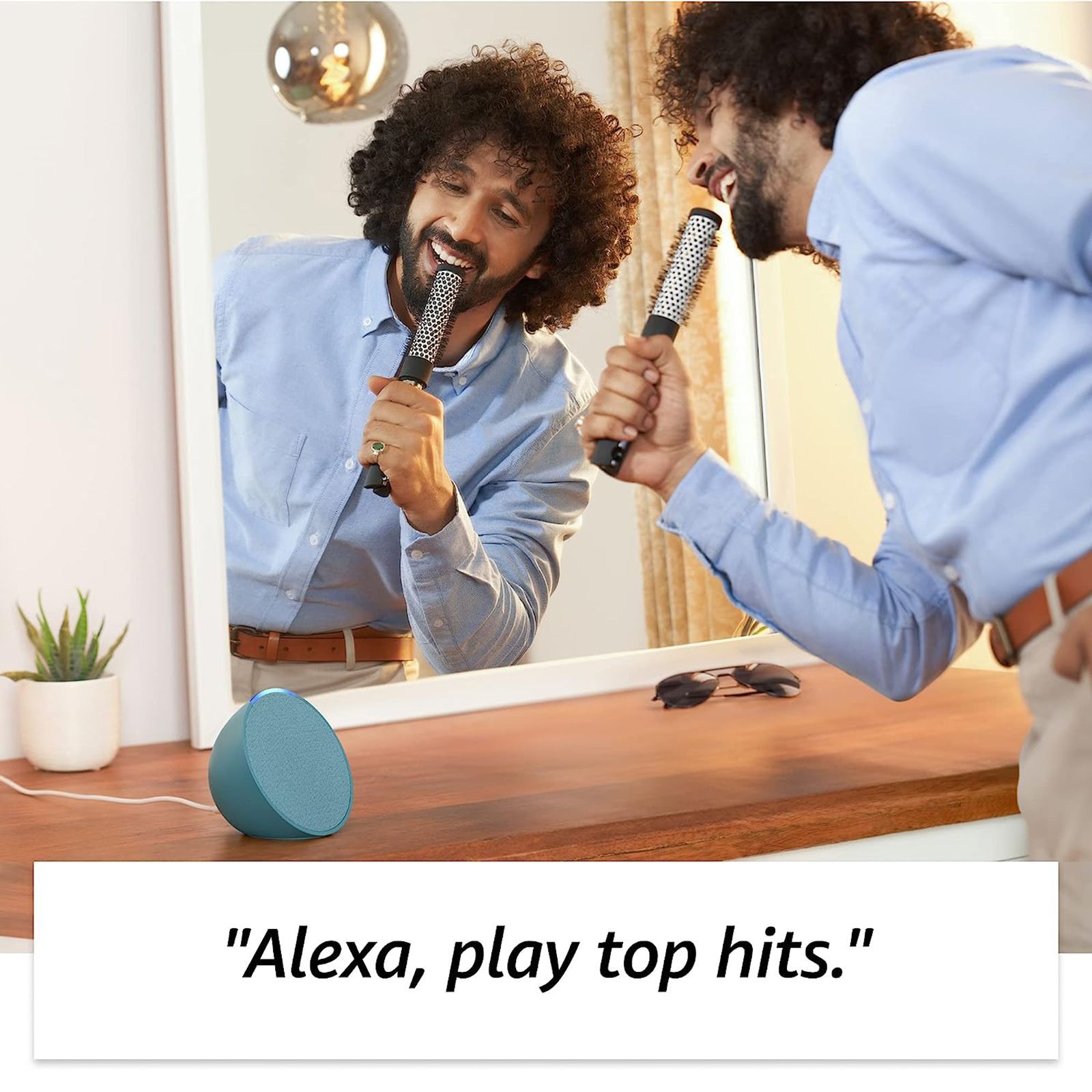 amazon Echo Pop with Built-in Alexa Smart Wi-Fi Speaker (Balanced Bass, Green)_7