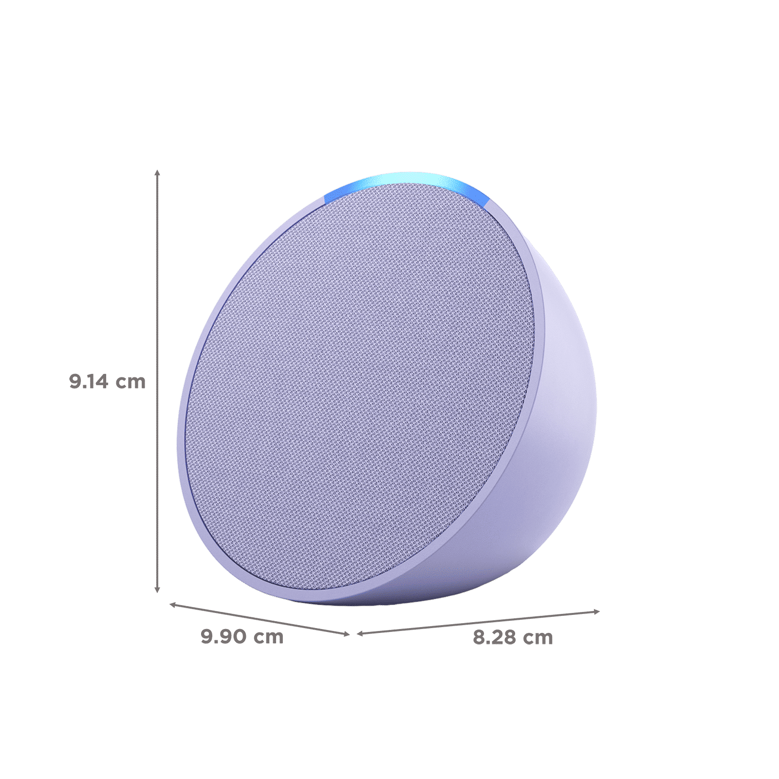 amazon Echo Pop with Built-in Alexa Smart Wi-Fi Speaker (Balanced Bass, Purple)_3