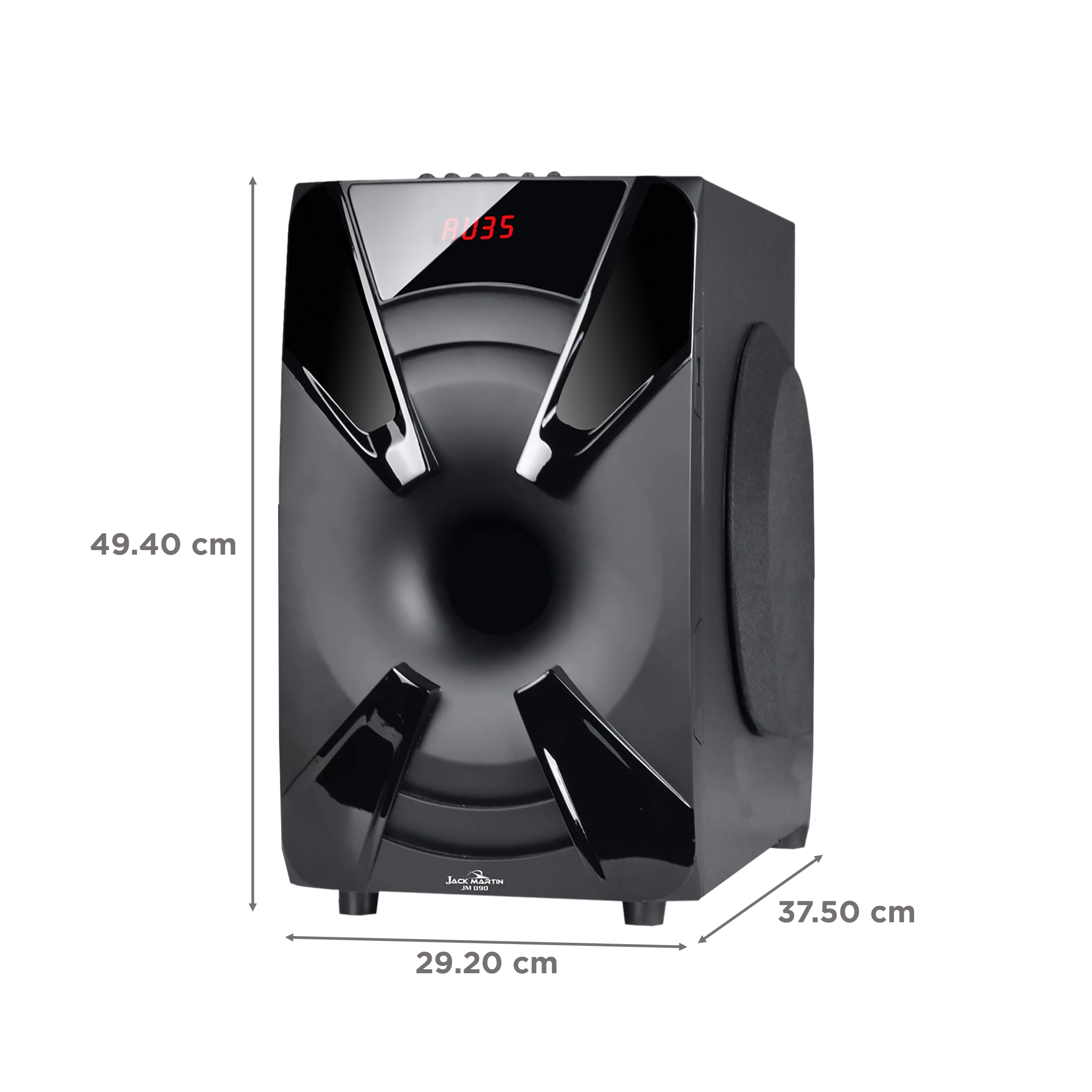 Jack Martin 80W Bluetooth Home Theatre with Remote (Heavy Bass Output, 2.1 Channel, Black)_4