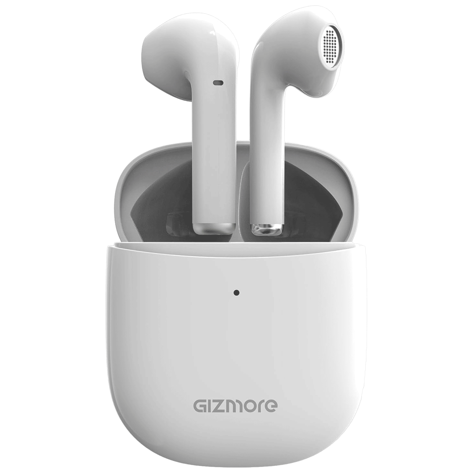 GIZmore 801 Air TWS Earbuds with Environmental Noise Cancellation (IPX4 Water Resistant, Upto 25 Hours Playback, White)_1