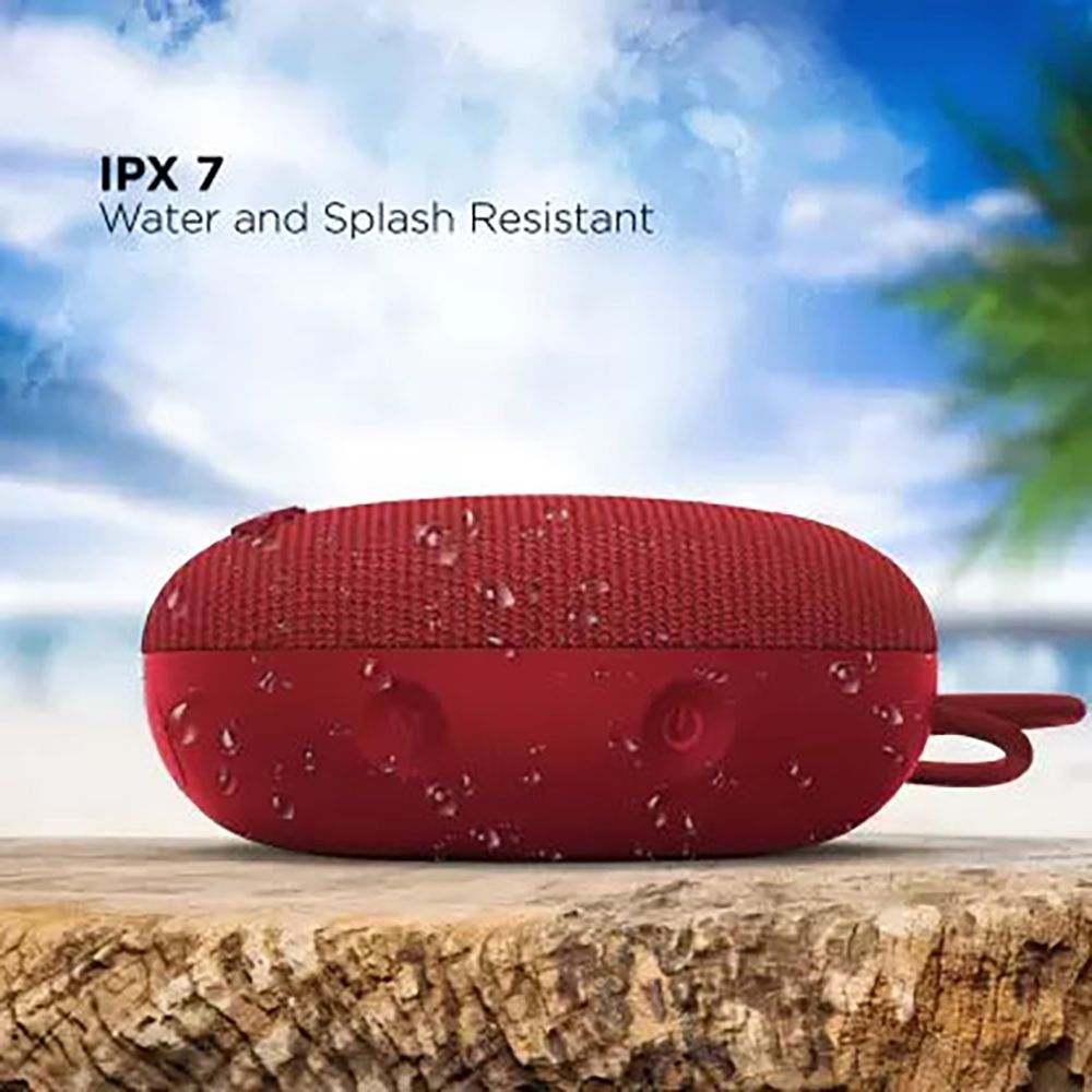 boAt Stone 193 5W Portable Bluetooth Speaker (IPX7 Water Resistant, Type - C Charging, Raging Red)_8