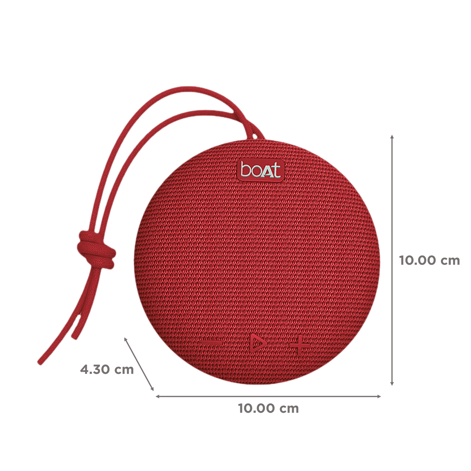 boAt Stone 193 5W Portable Bluetooth Speaker (IPX7 Water Resistant, Type - C Charging, Raging Red)_2