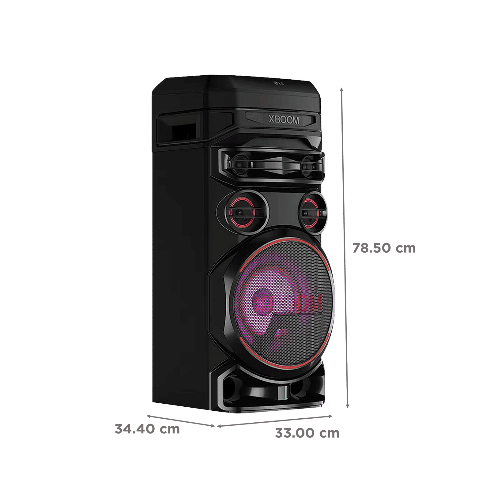LG XBOOM Bluetooth Party Speaker with Mic (Dolby Audio, Black)_3
