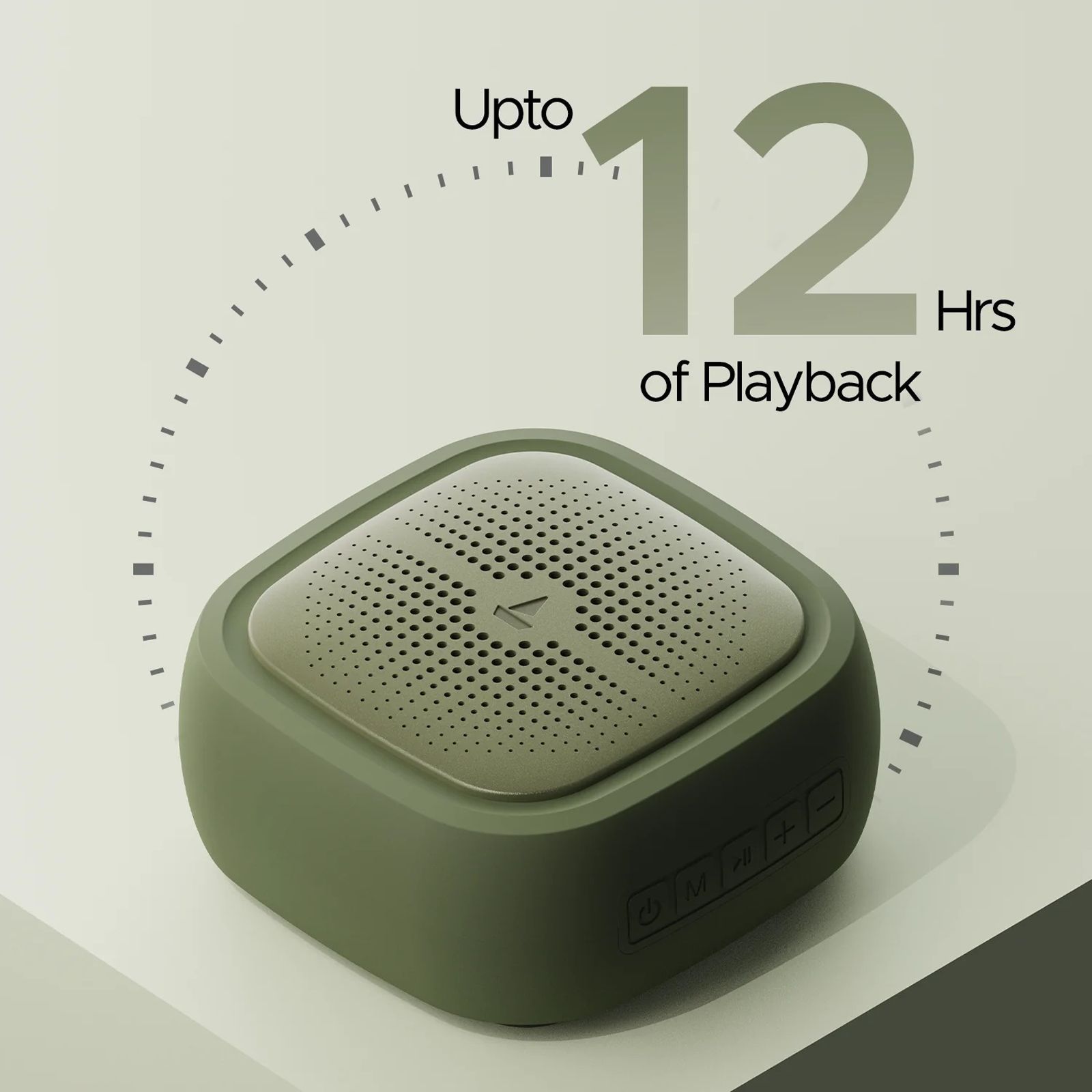 boAt Stone 200 Pro 8W Portable Bluetooth Speaker (IPX6 Water Resistant, Inner Magnet Driver, Mono Channel, Combat Green) boAt Stone 200 Pro 8W Portable Bluetooth Speaker (IPX6 Water Resistant, Inner Magnet Driver, Mono Channel, Combat Green)_5