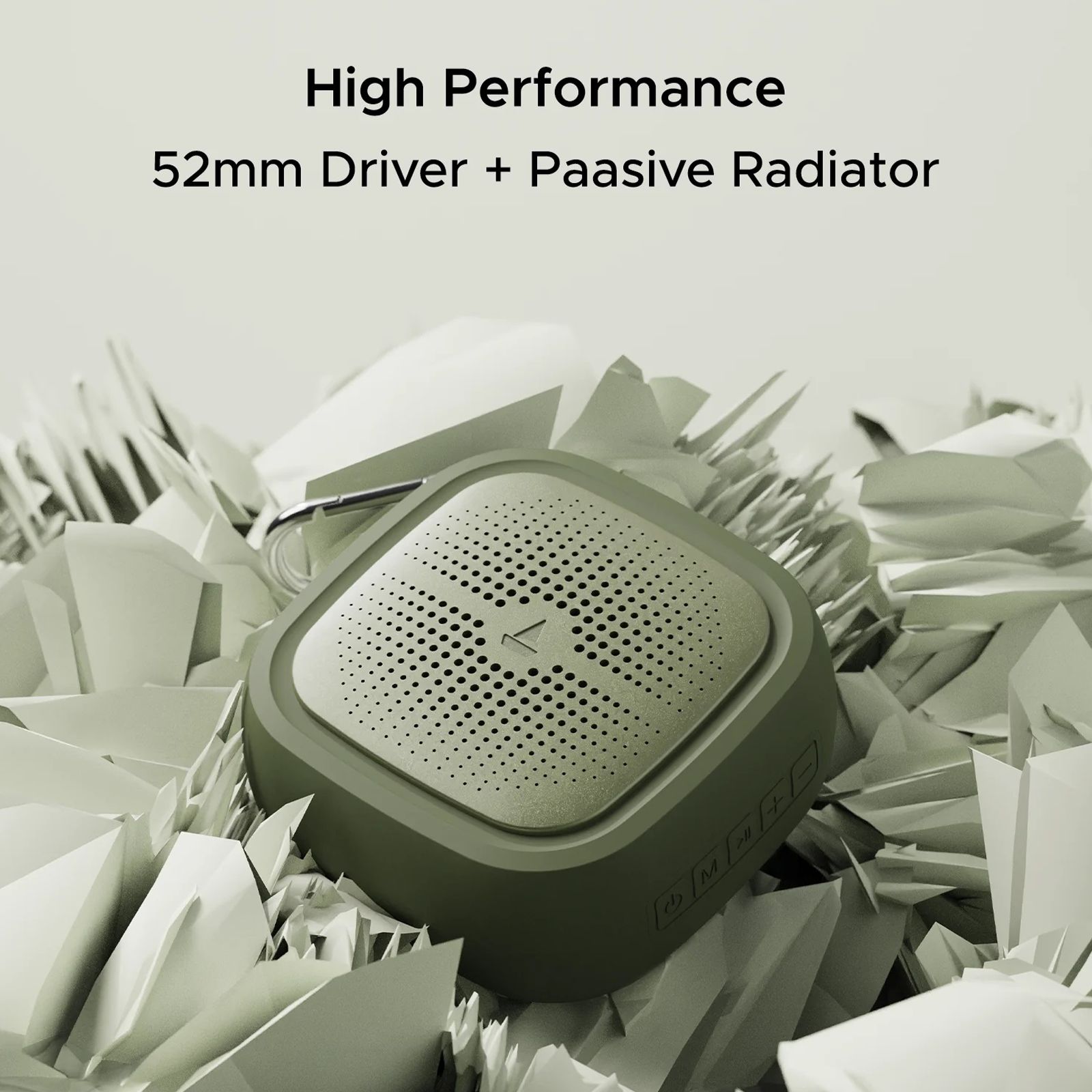 boAt Stone 200 Pro 8W Portable Bluetooth Speaker (IPX6 Water Resistant, Inner Magnet Driver, Mono Channel, Combat Green) boAt Stone 200 Pro 8W Portable Bluetooth Speaker (IPX6 Water Resistant, Inner Magnet Driver, Mono Channel, Combat Green)_6