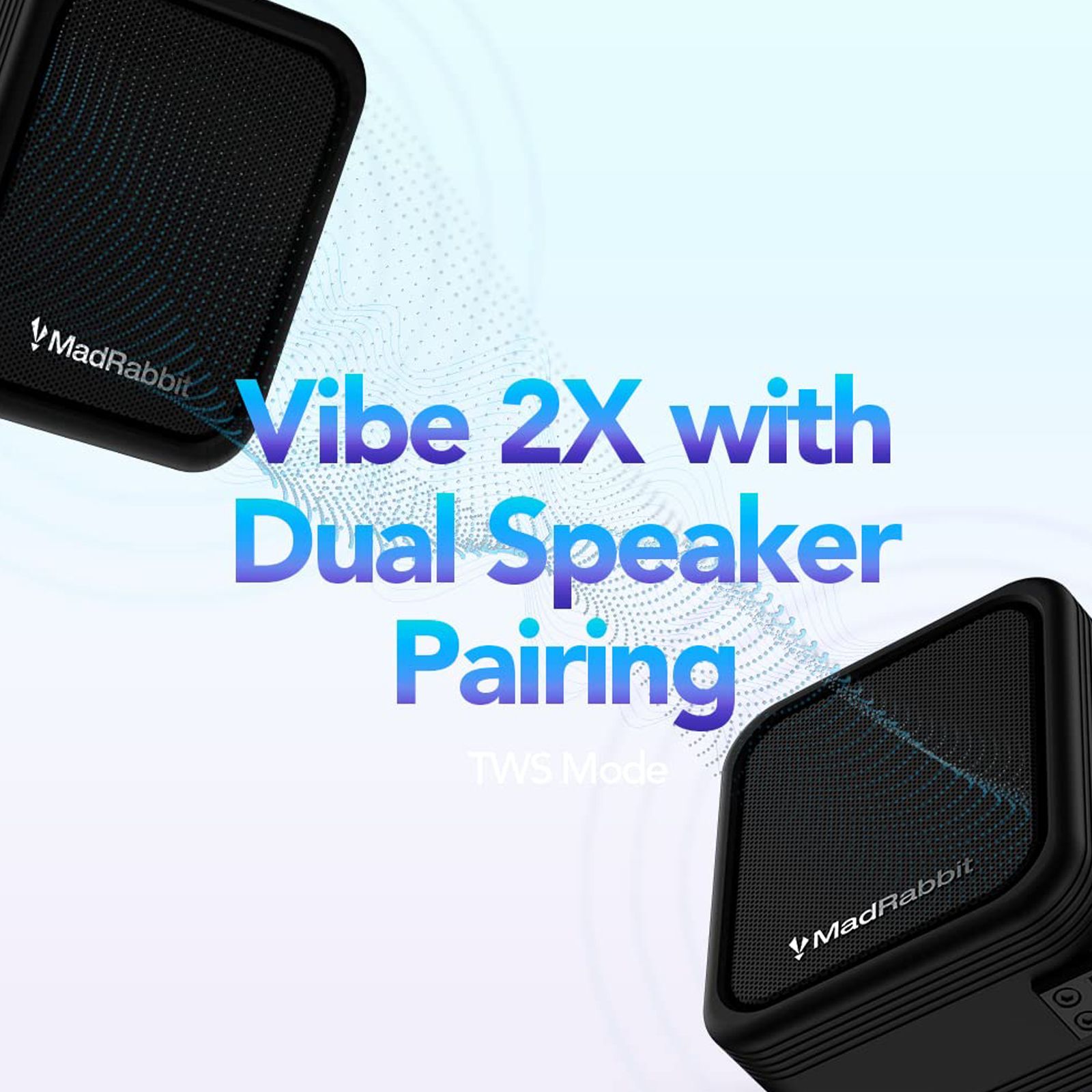 MadRabbit Sound Rock 5W Portable Bluetooth Speaker (IP47 Water Resistant, Low Latency, Mono Channel, Black)_12