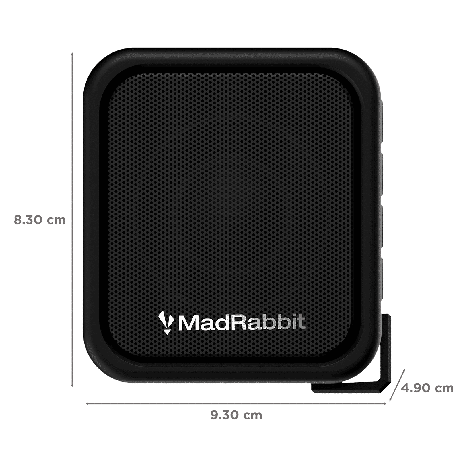 MadRabbit Sound Rock 5W Portable Bluetooth Speaker (IP47 Water Resistant, Low Latency, Mono Channel, Black)_2