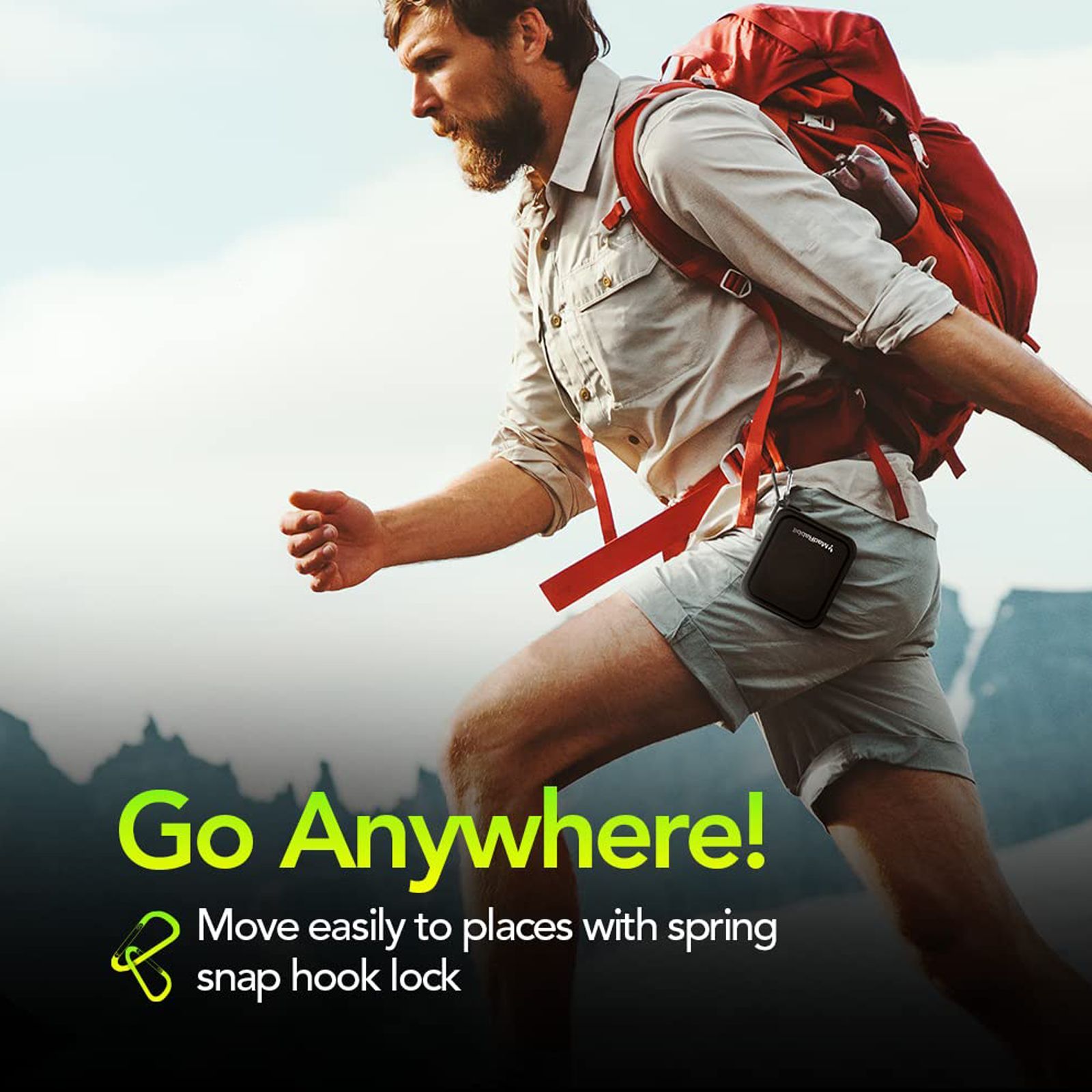 MadRabbit Sound Rock 5W Portable Bluetooth Speaker (IP47 Water Resistant, Low Latency, Mono Channel, Black)_8