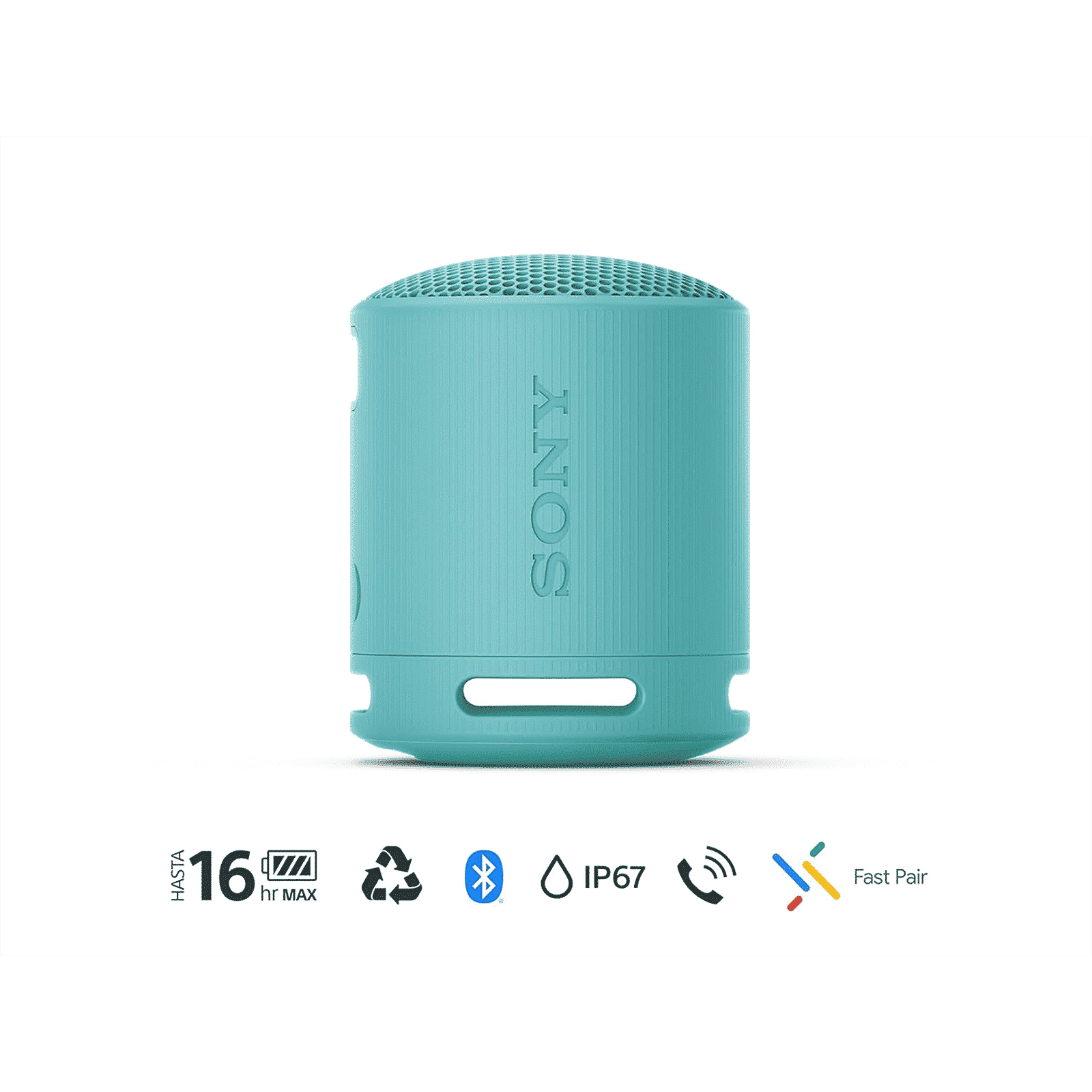 SONY SRS-XB100 2.5W Portable Bluetooth Speaker (IP67 Water Resistance, Echo Cancelling Technology, Stereo Channel, Blue)_9