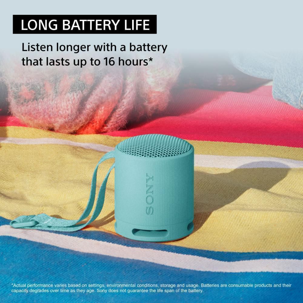 SONY SRS-XB100 2.5W Portable Bluetooth Speaker (IP67 Water Resistance, Echo Cancelling Technology, Stereo Channel, Orange)_10