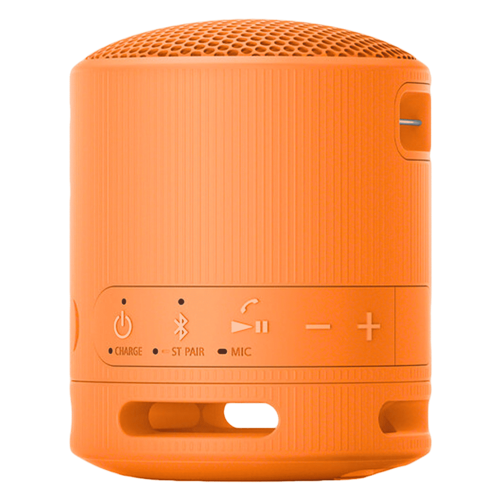SONY SRS-XB100 2.5W Portable Bluetooth Speaker (IP67 Water Resistance, Echo Cancelling Technology, Stereo Channel, Orange)_5